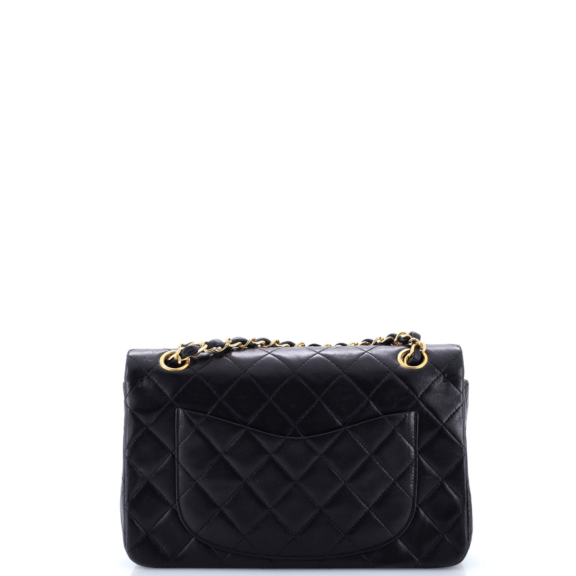 Vintage Classic Double Flap Bag Quilted Lambskin Small