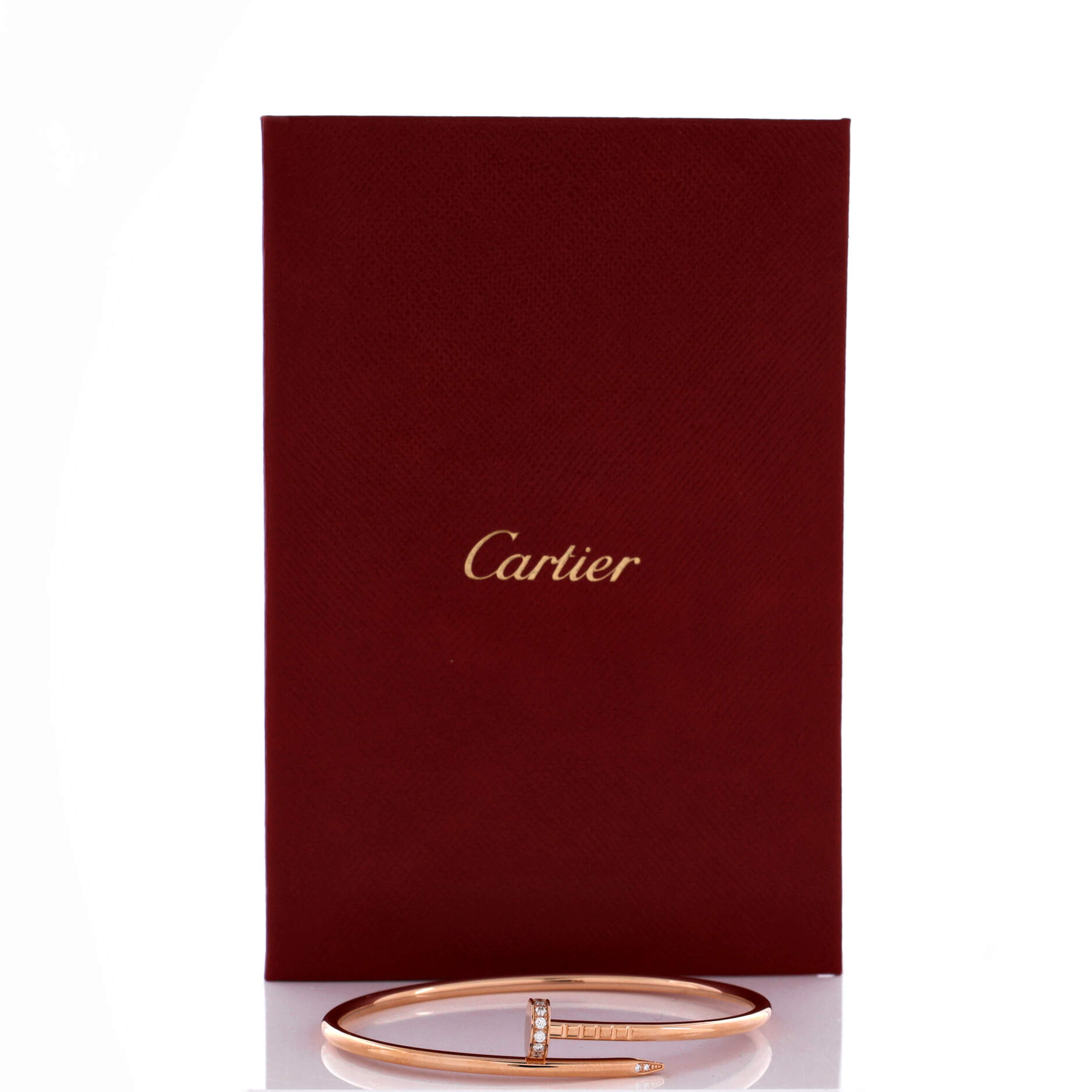 Juste un Clou Bracelet 18K Rose Gold with Diamonds Small