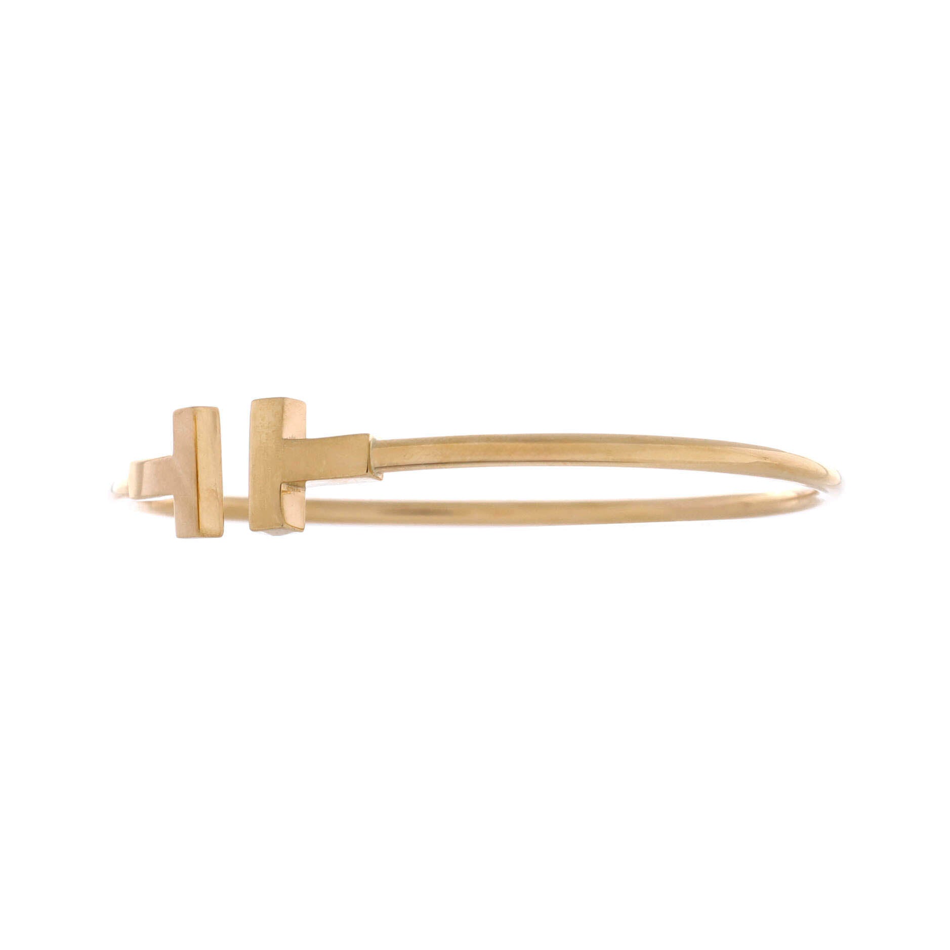 T Wire Bracelet 18K Yellow Gold