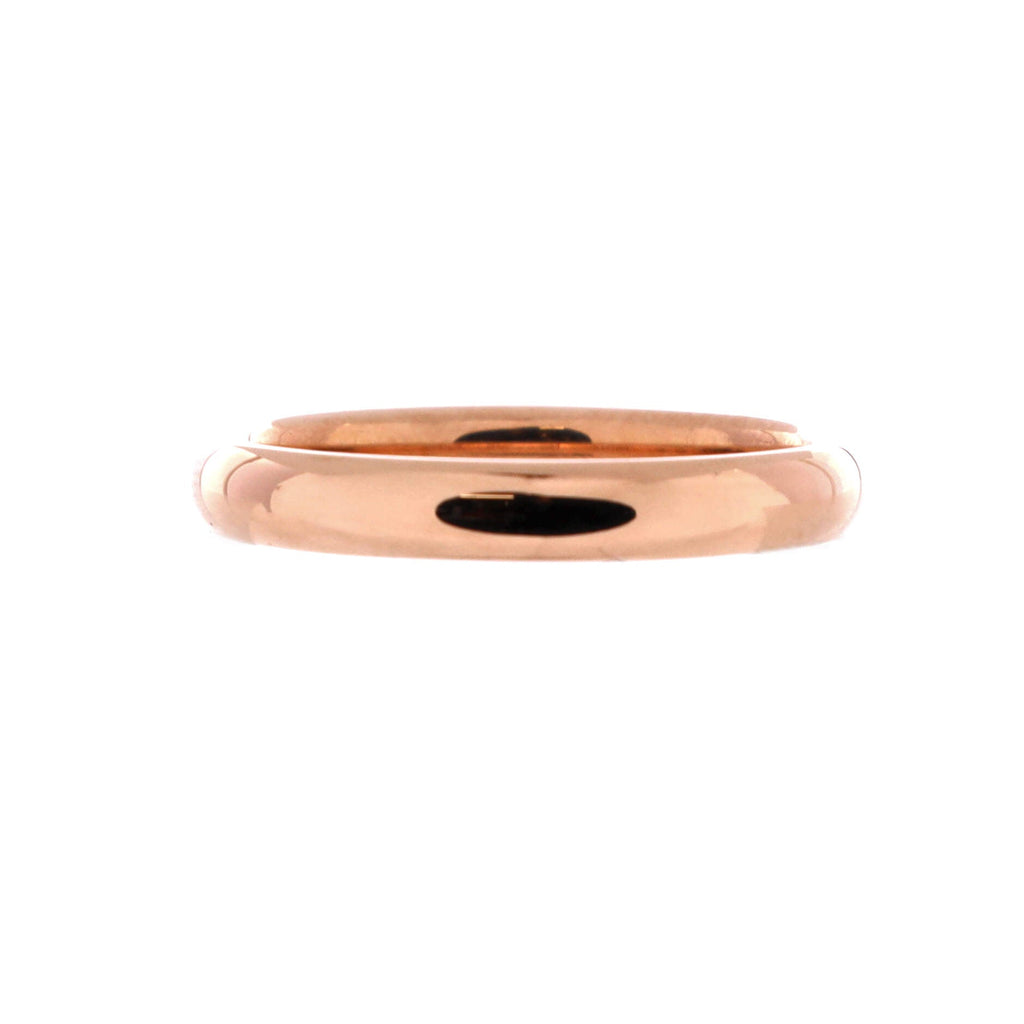 Tendrement Signature Wedding Band Ring 18K Rose Gold