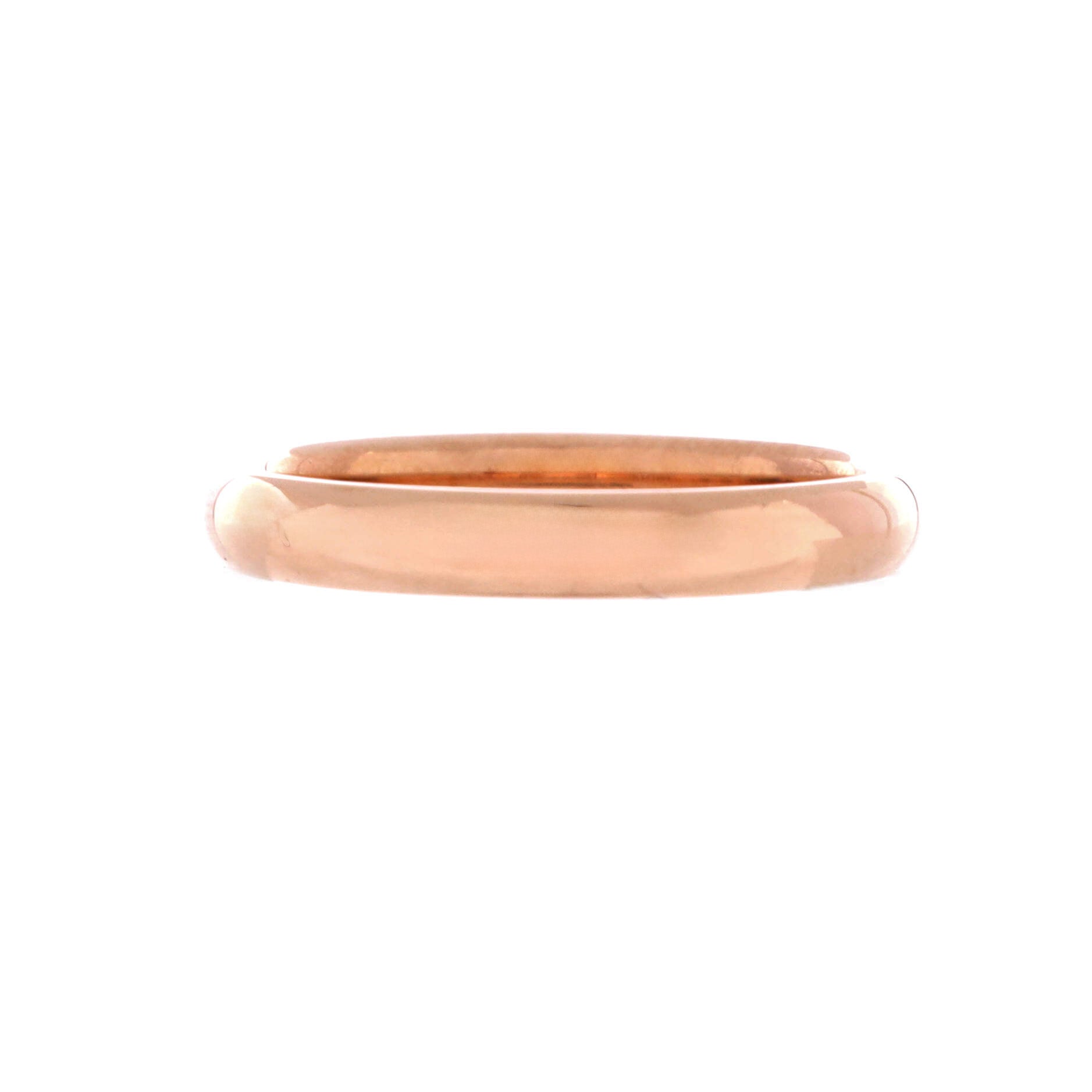 Tendrement Signature Wedding Band Ring 18K Rose Gold