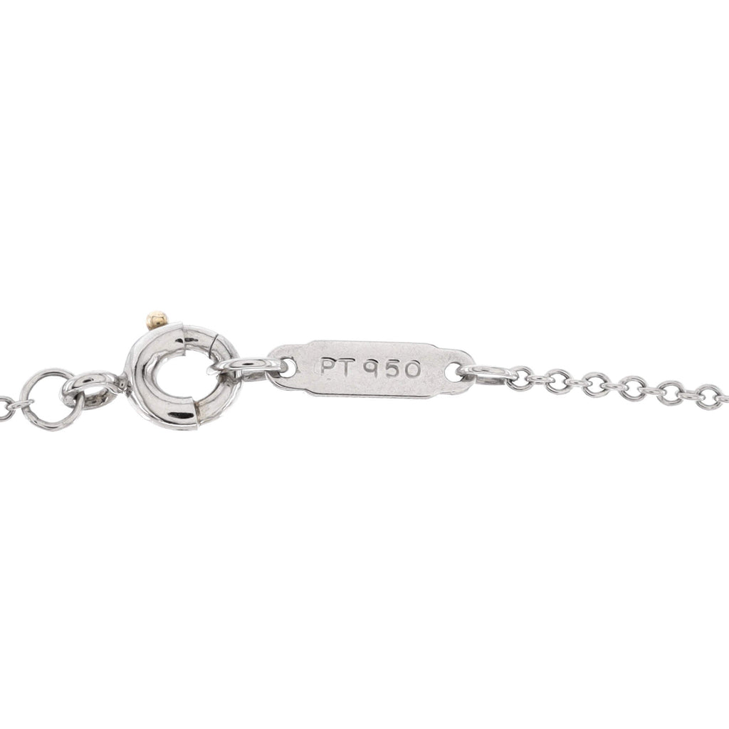 Horseshoe Necklace Platinum with Diamonds