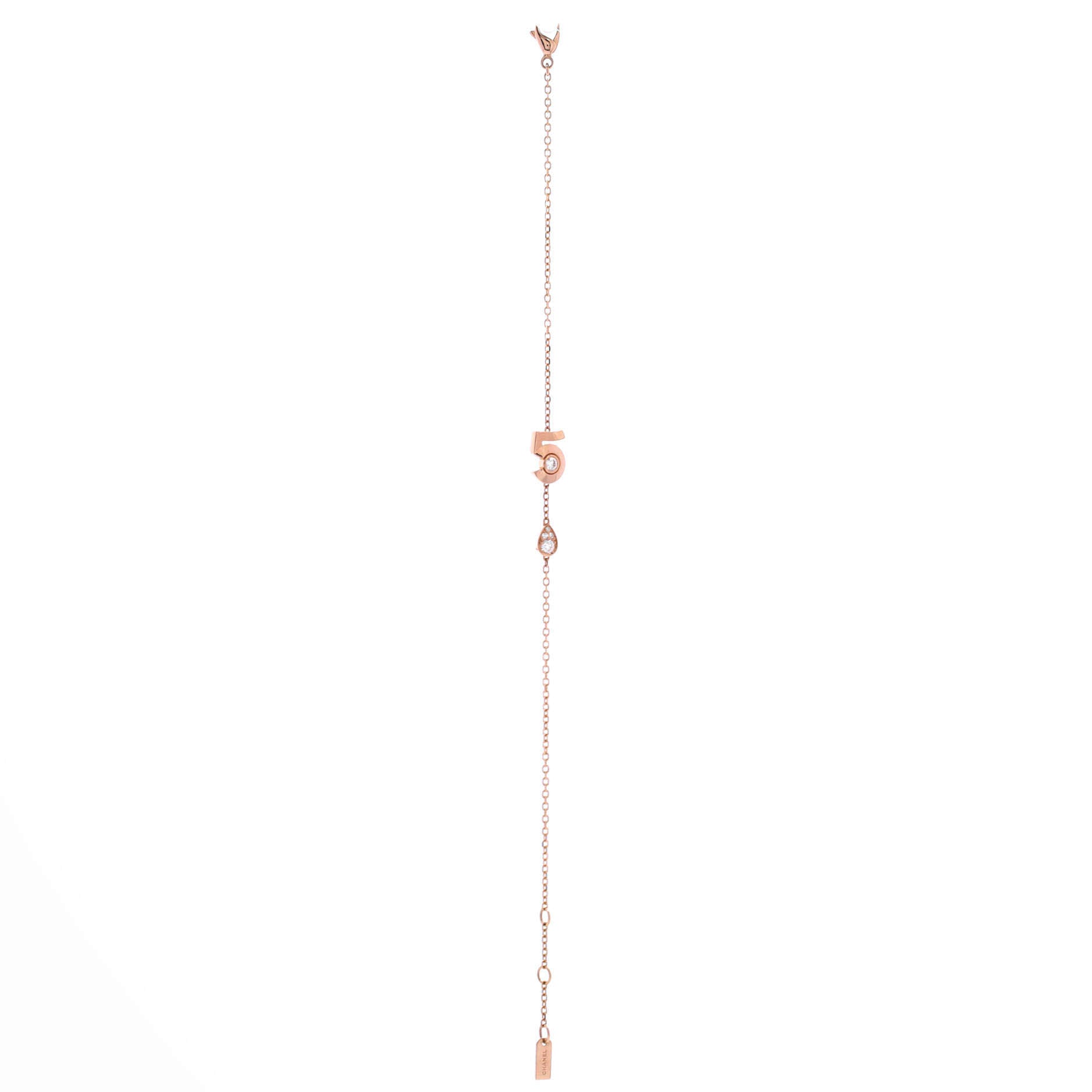 Extrait de No.5 Bracelet 18K Beige Gold with Diamonds