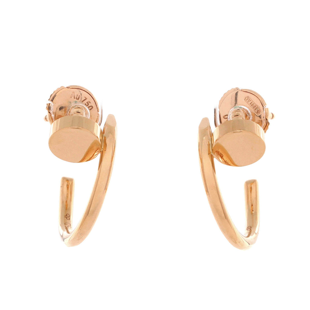 Juste un Clou Hoop Earrings 18K Yellow Gold Small