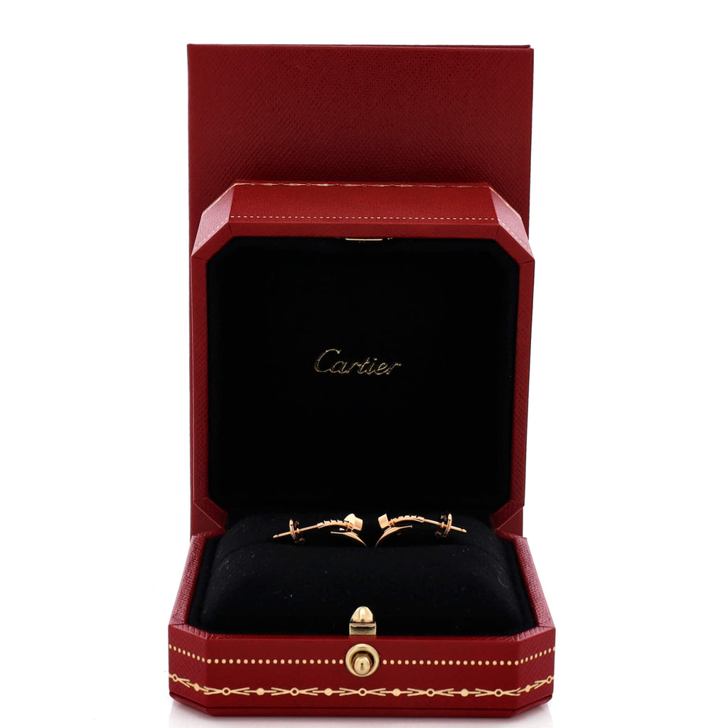 Juste un Clou Hoop Earrings 18K Yellow Gold Small