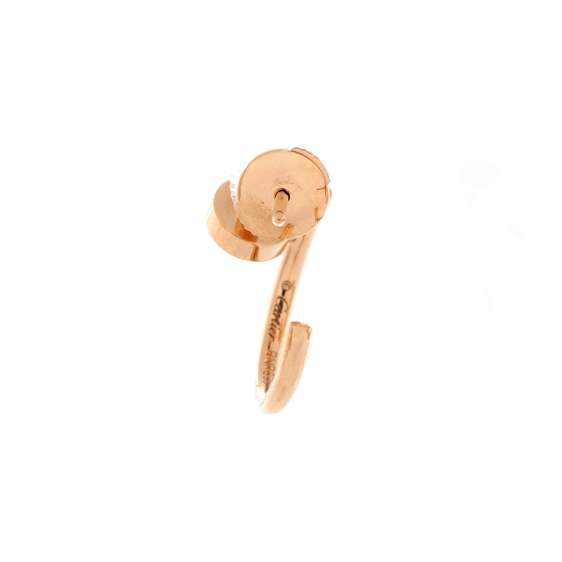 Juste un Clou Hoop Earrings 18K Yellow Gold Small