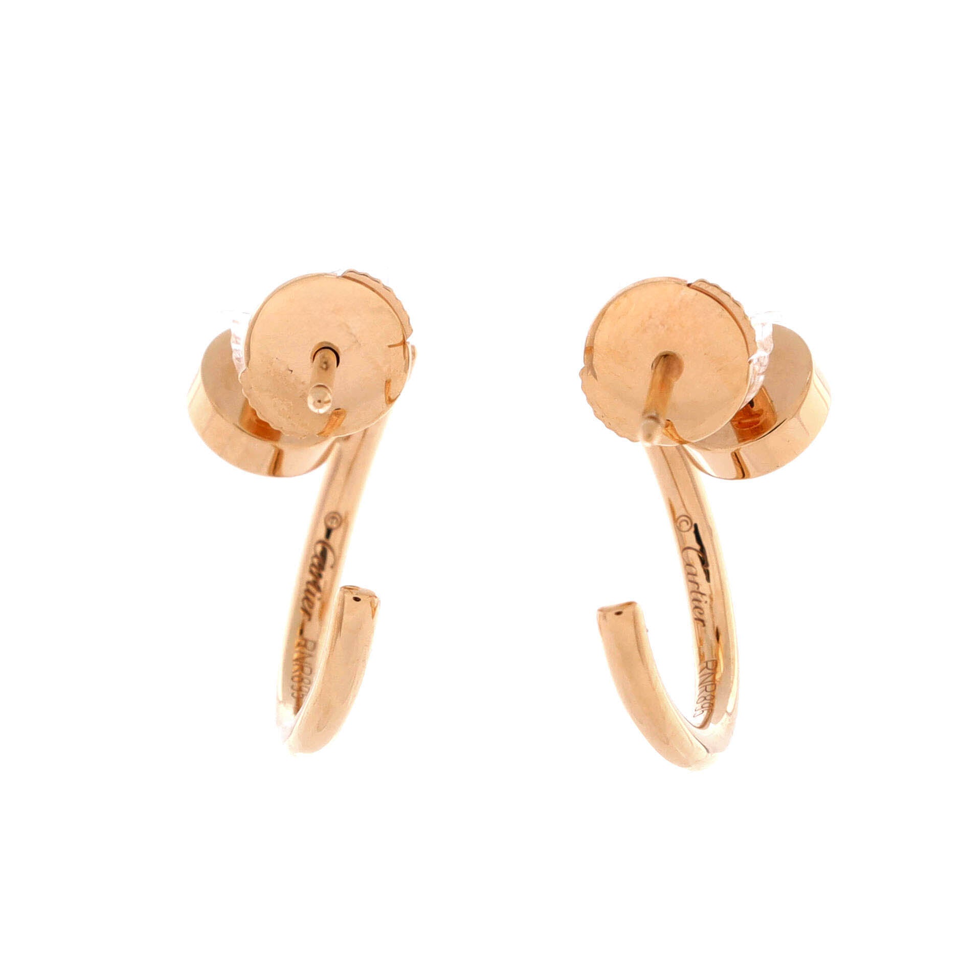 Juste un Clou Hoop Earrings 18K Yellow Gold Small
