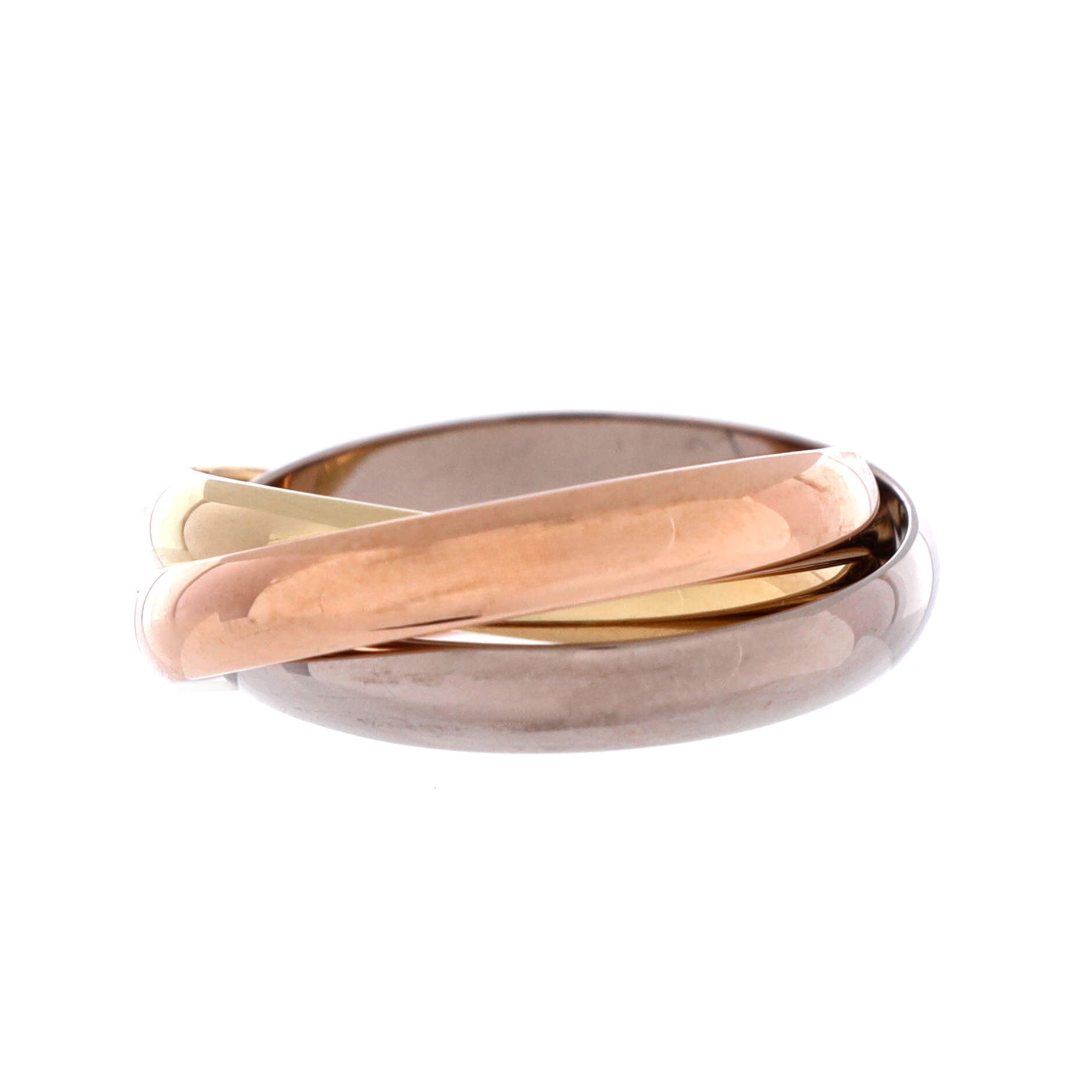 Trinity Ring 18K Tricolor Gold Small