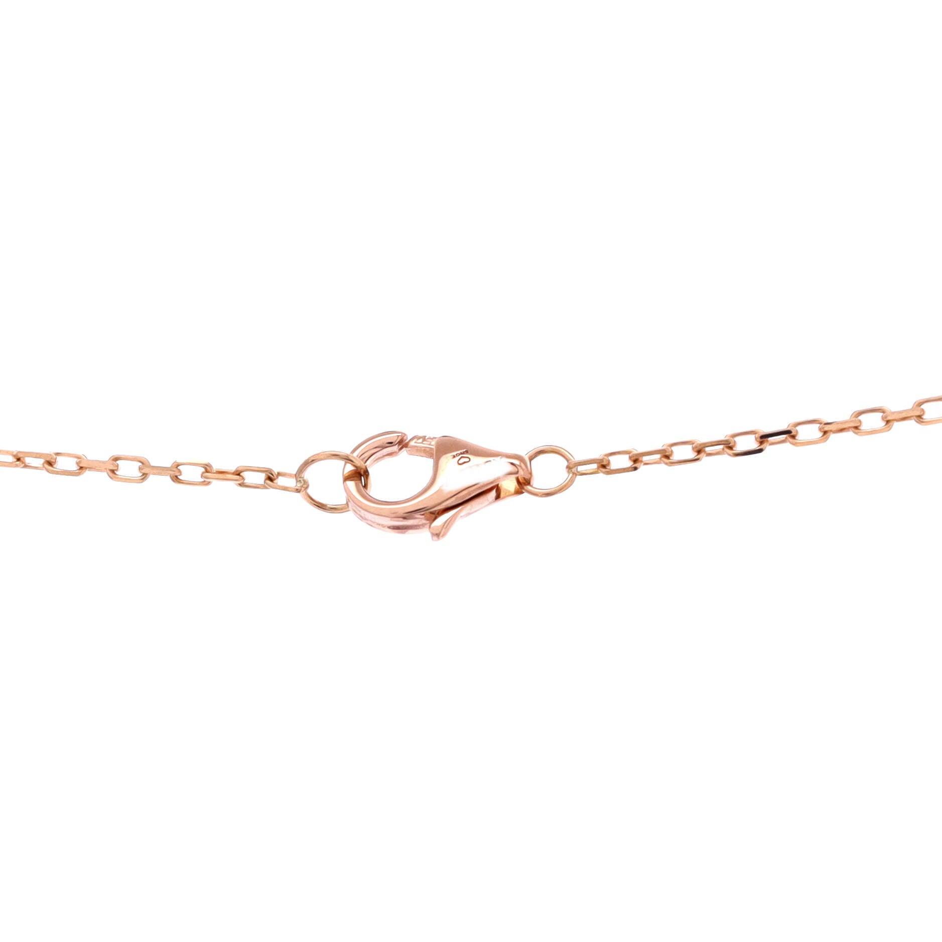Trinity Pendant Necklace 18K Tricolor Gold and Diamonds