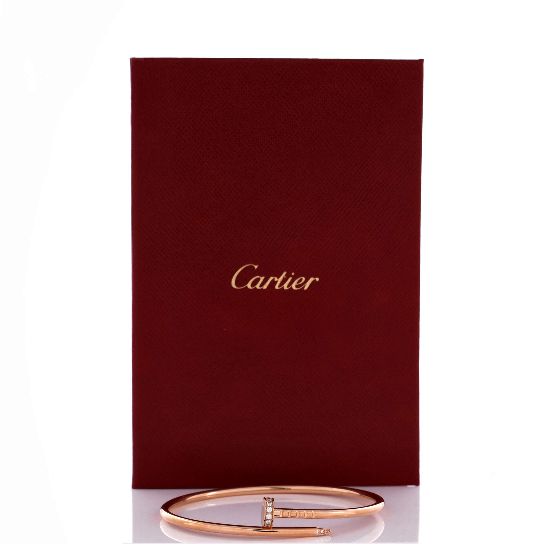 Juste un Clou Bracelet 18K Rose Gold with Diamonds Small