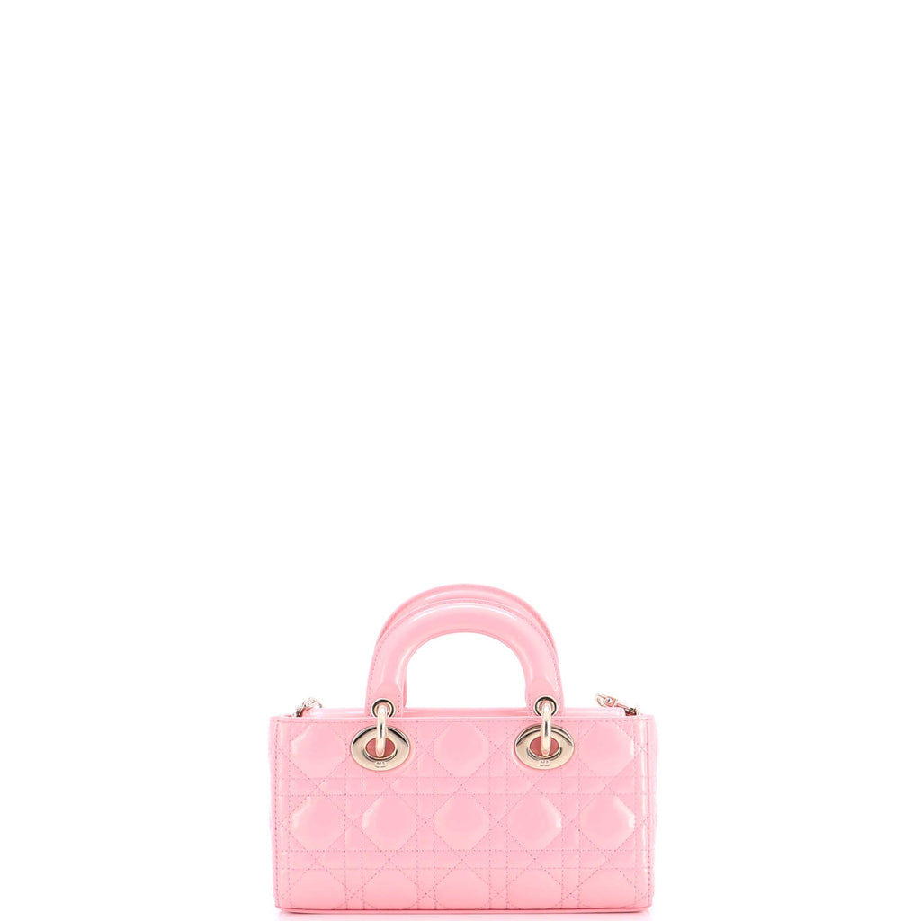 Lady D-Joy Bag Cannage Quilt Patent Small