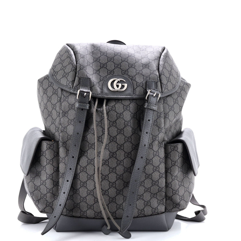 Ophidia Flap Backpack GG Coated Canvas Medium