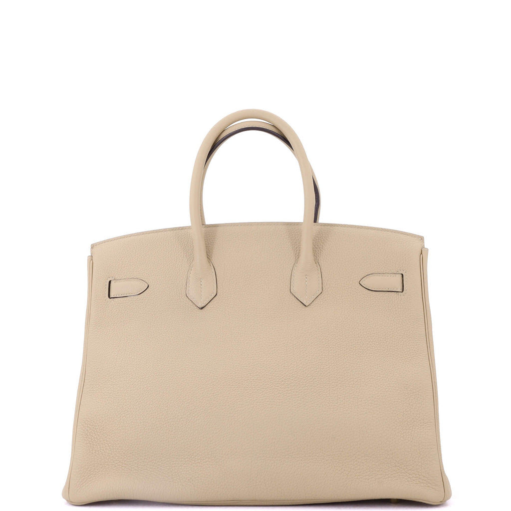 Birkin Handbag Light Togo with Gold Hardware 35