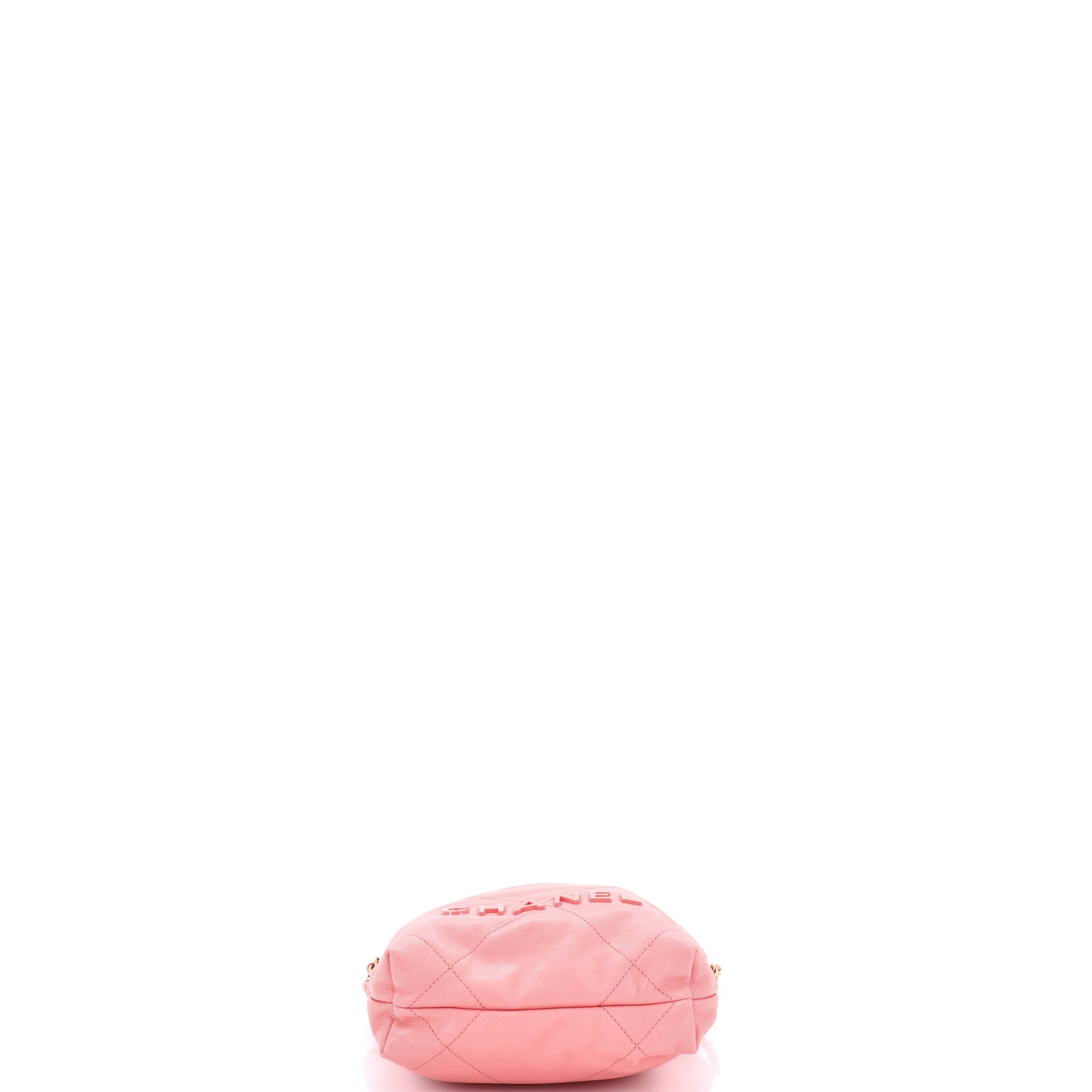 22 Chain Hobo Quilted Caviar Mini