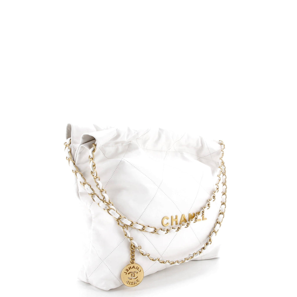 22 Chain Hobo Quilted Calfskin Small
