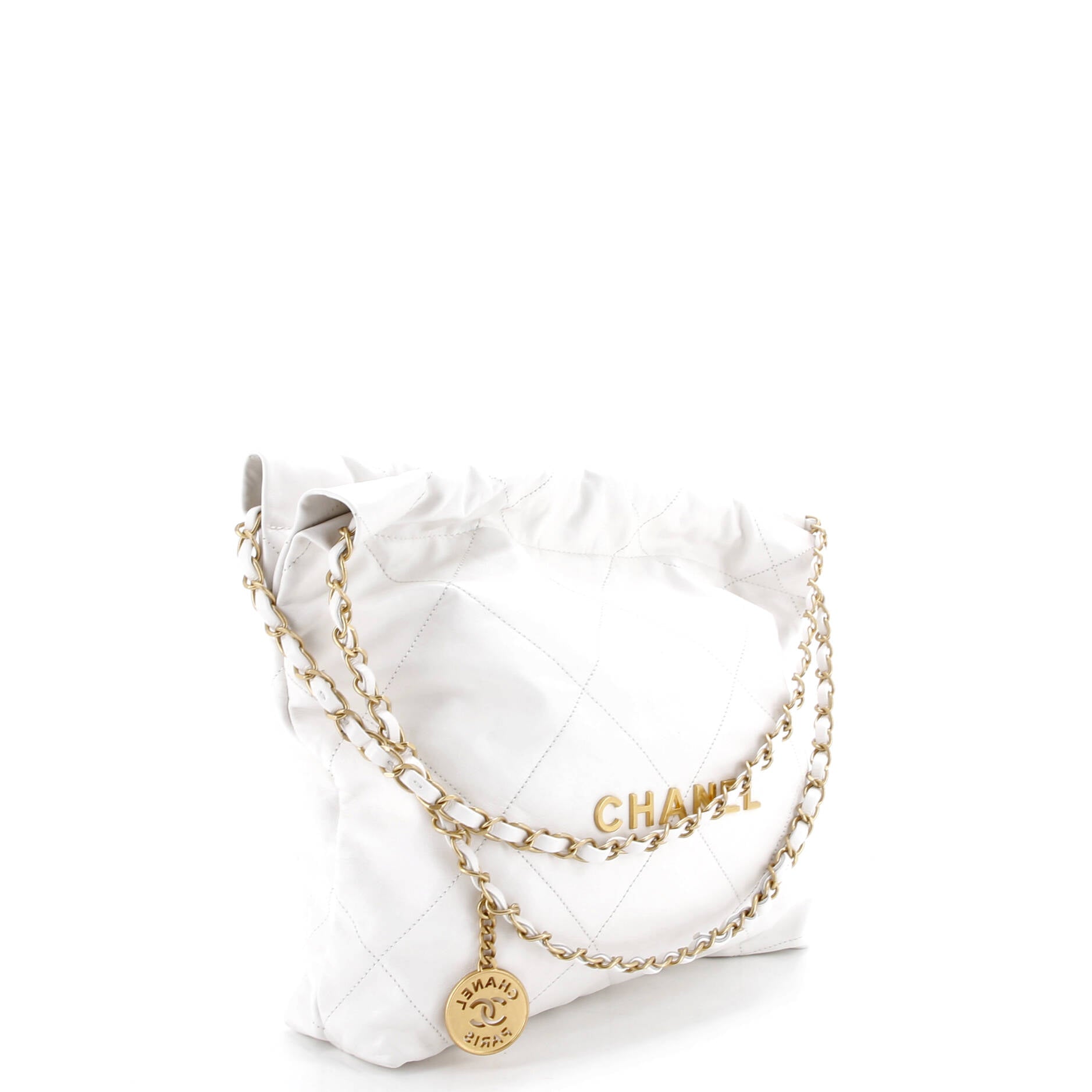 22 Chain Hobo Quilted Calfskin Small