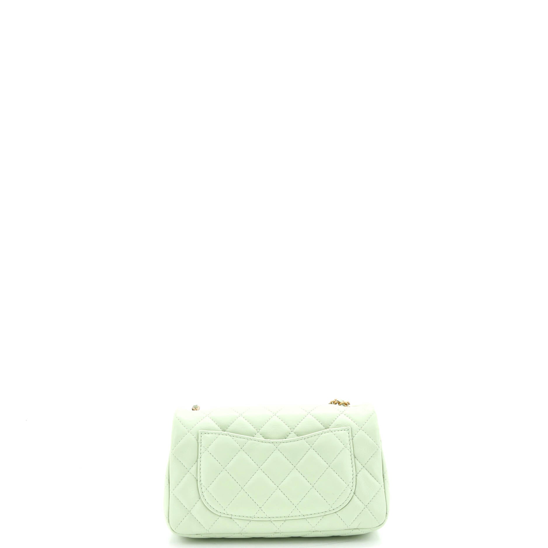 Pearl Crush Flap Bag Quilted Lambskin Mini