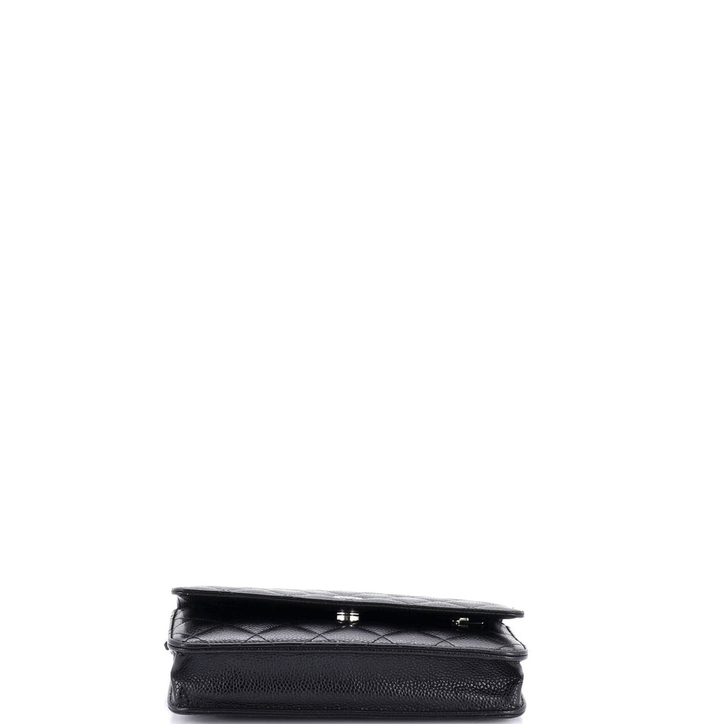 Wallet on Chain Quilted Caviar
