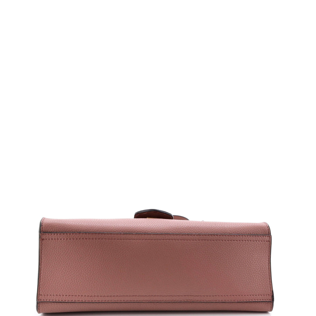 GG Marmont Top Handle Bag Leather Small