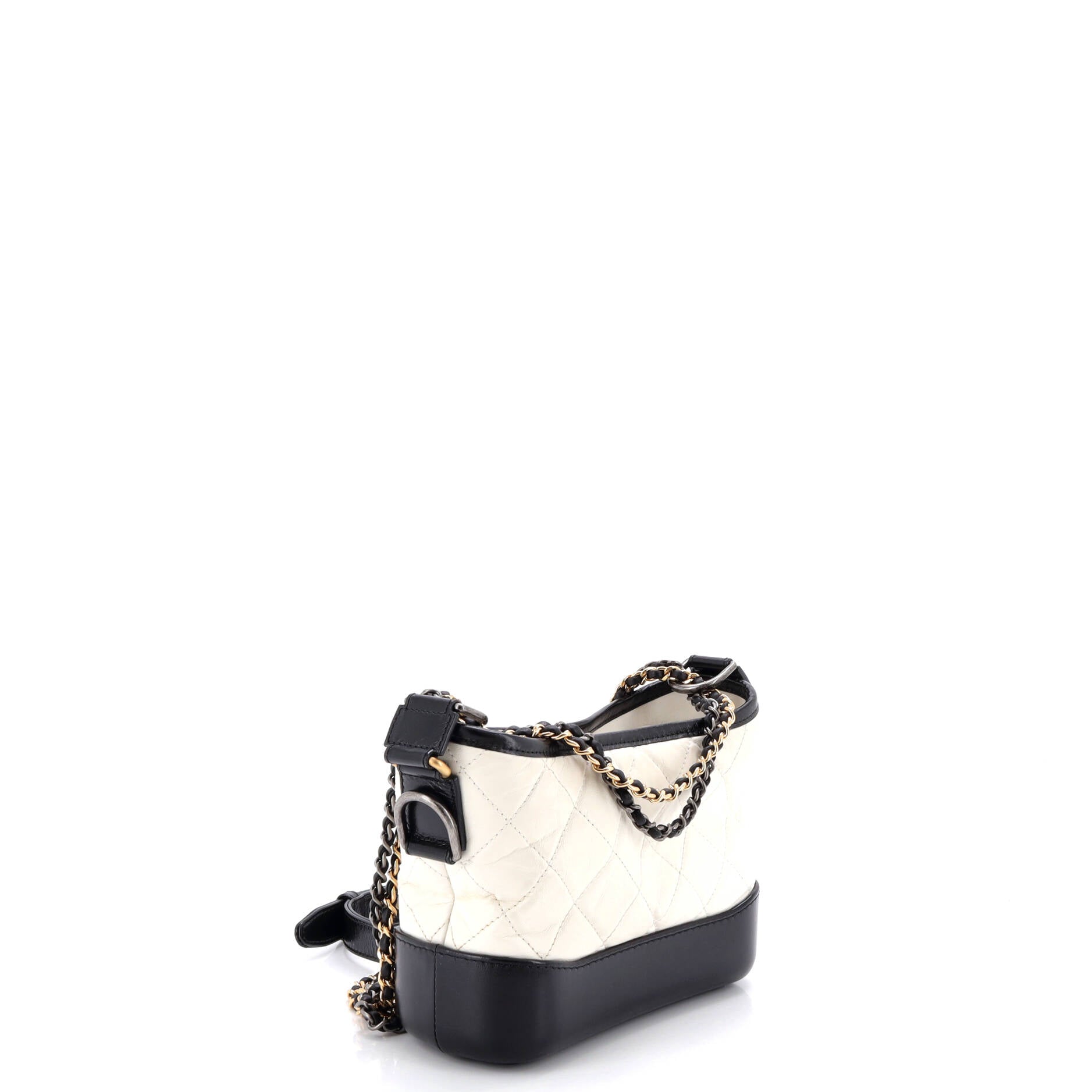 Gabrielle Hobo Quilted Aged Calfskin Small