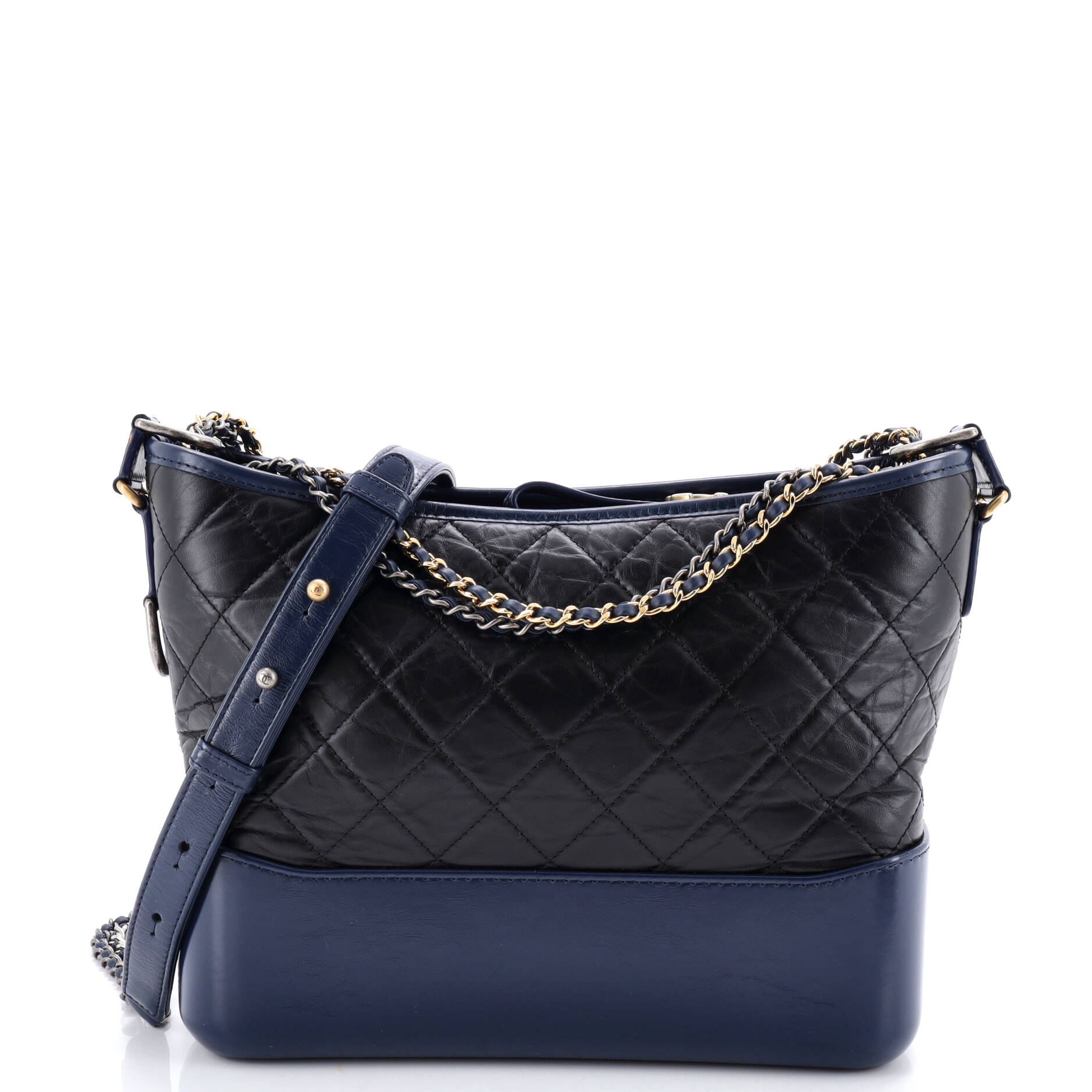 Gabrielle Hobo Quilted Aged Calfskin Medium