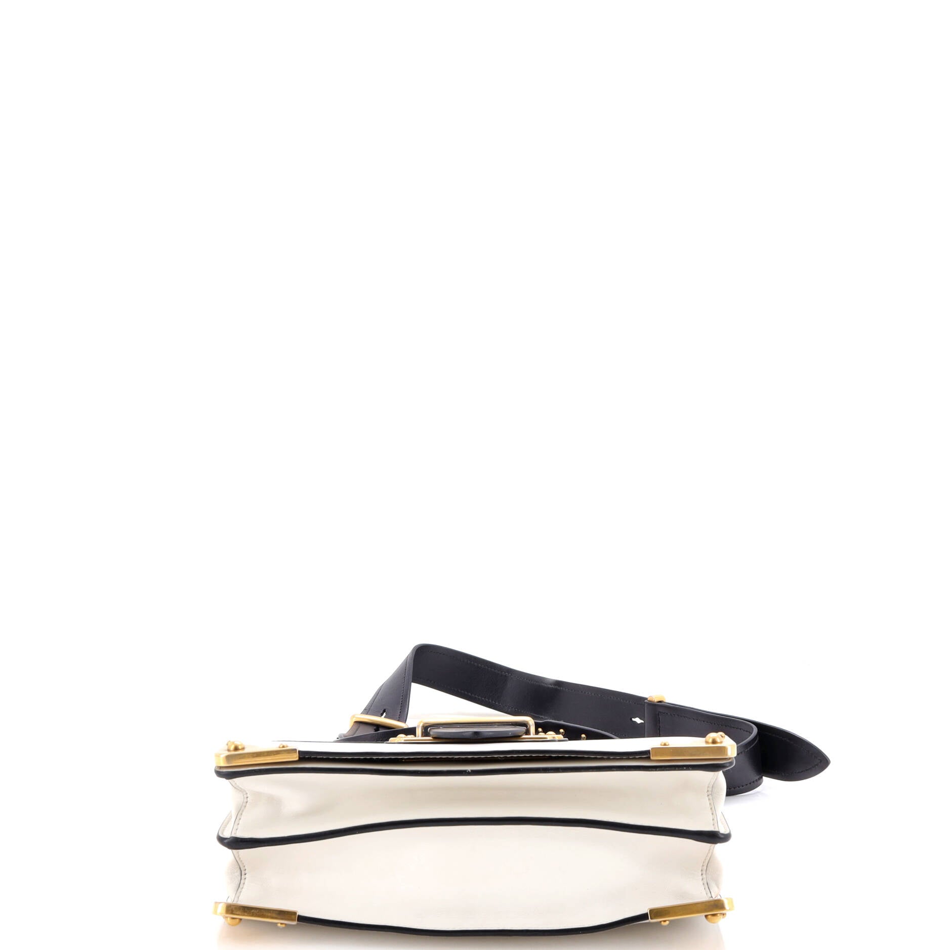 Cahier Crossbody Bag Leather and Saffiano Leather Large