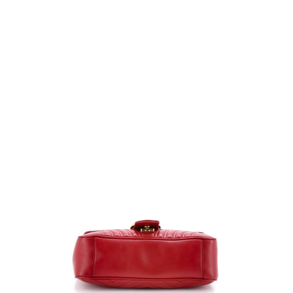 GG Marmont Flap Bag Matelasse Leather Small