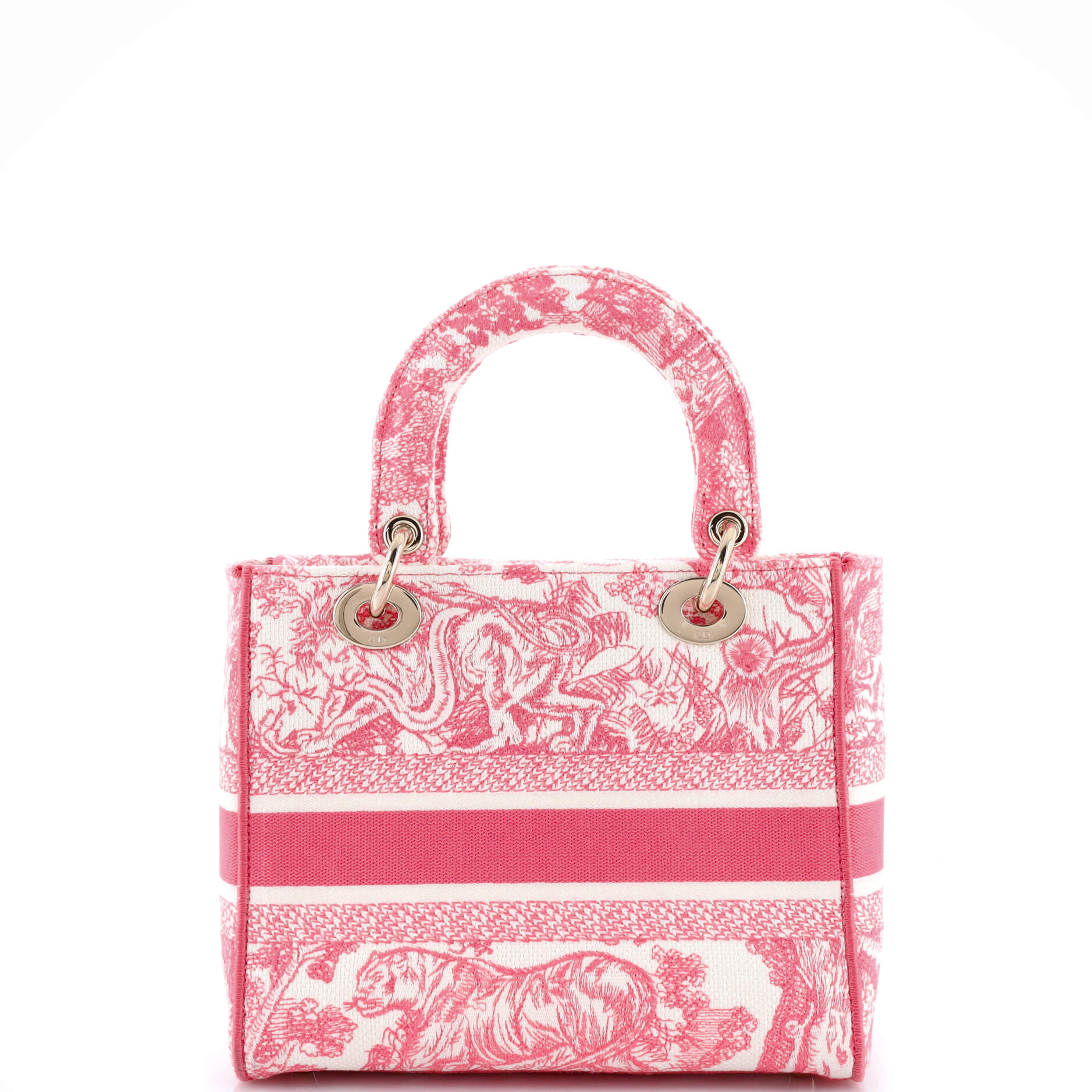 Toile de Jouy Lady D-Lite Bag Embroidered Canvas