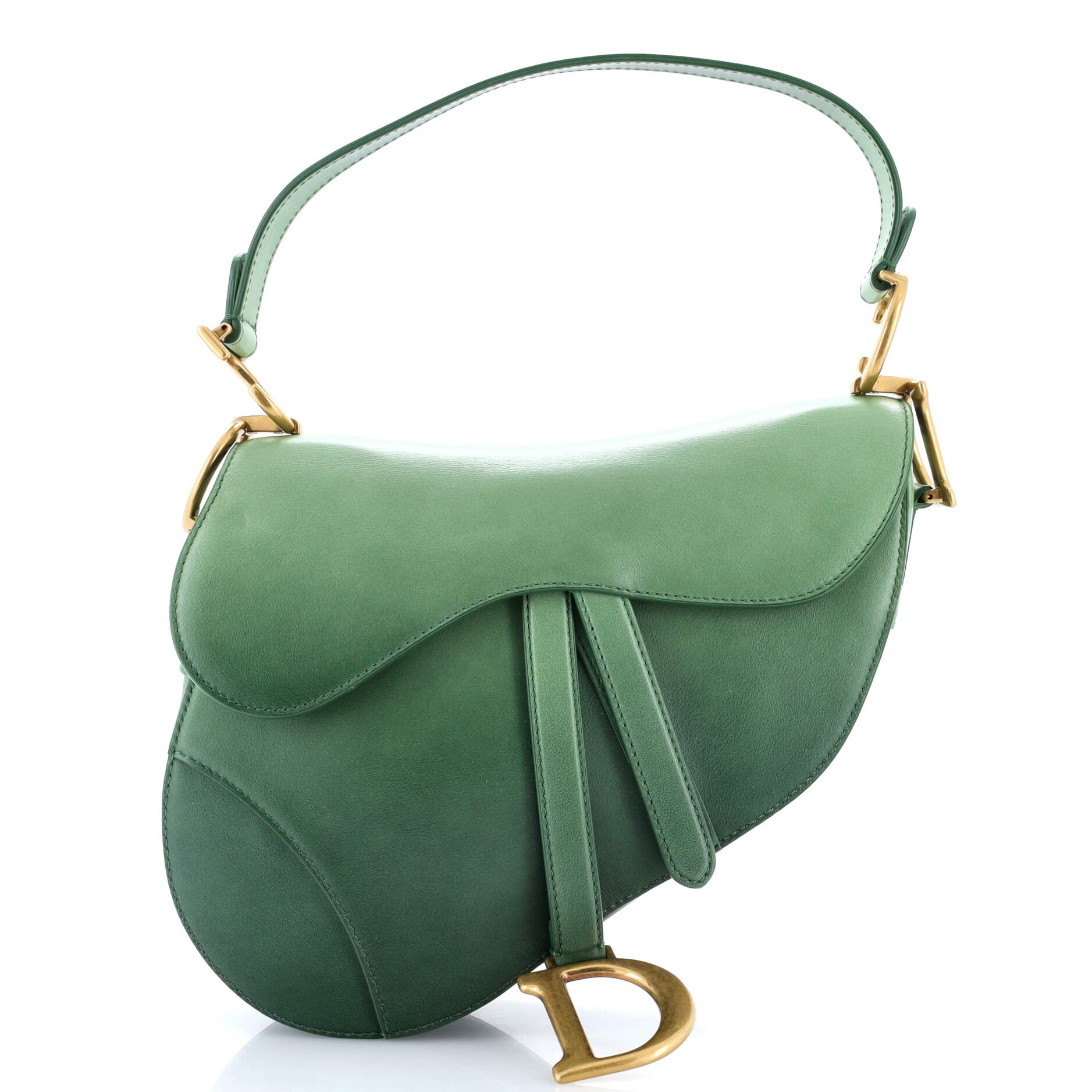 Saddle Handbag Gradient Leather Medium