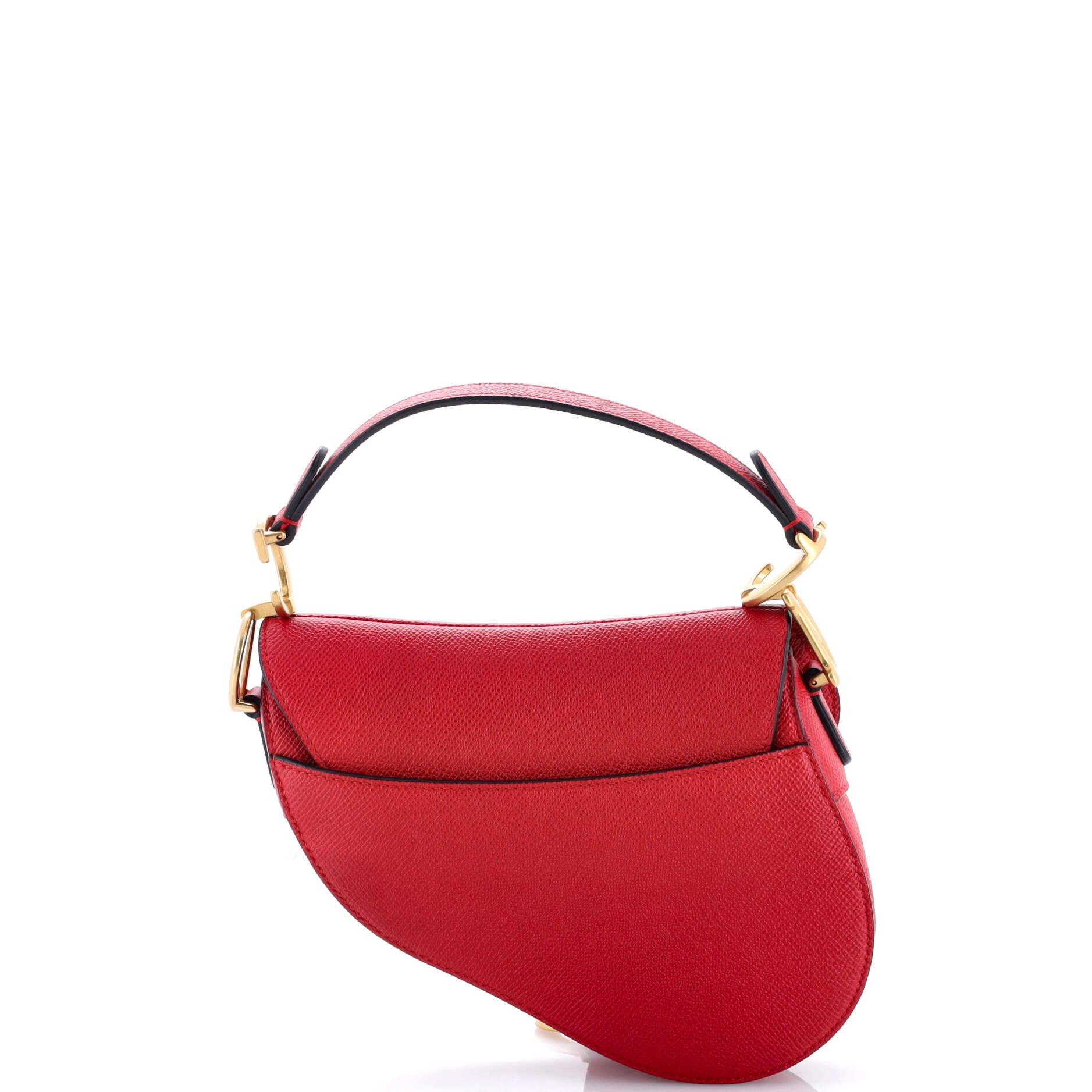 Saddle Handbag Leather Mini