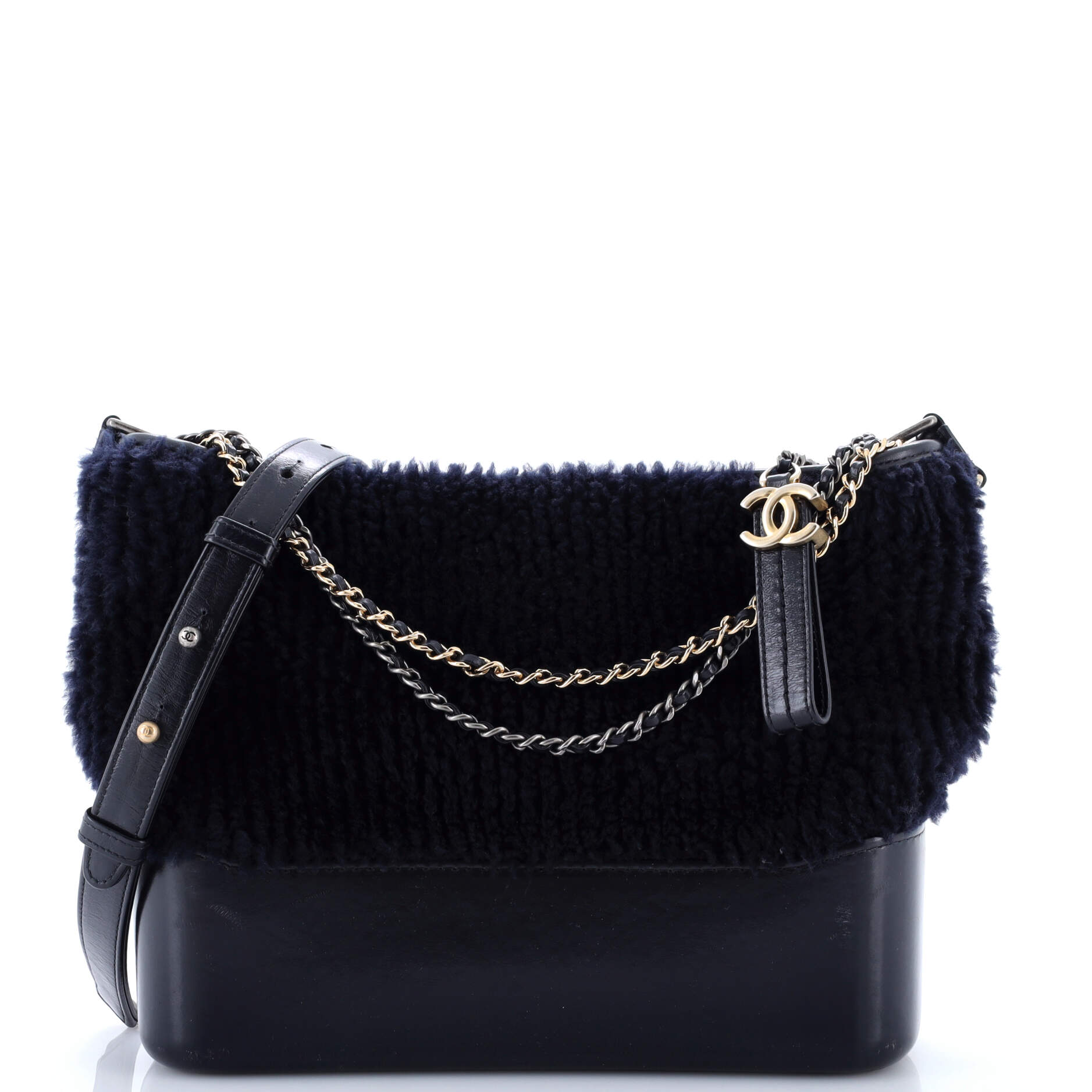 Gabrielle Hobo Shearling and Leather Medium