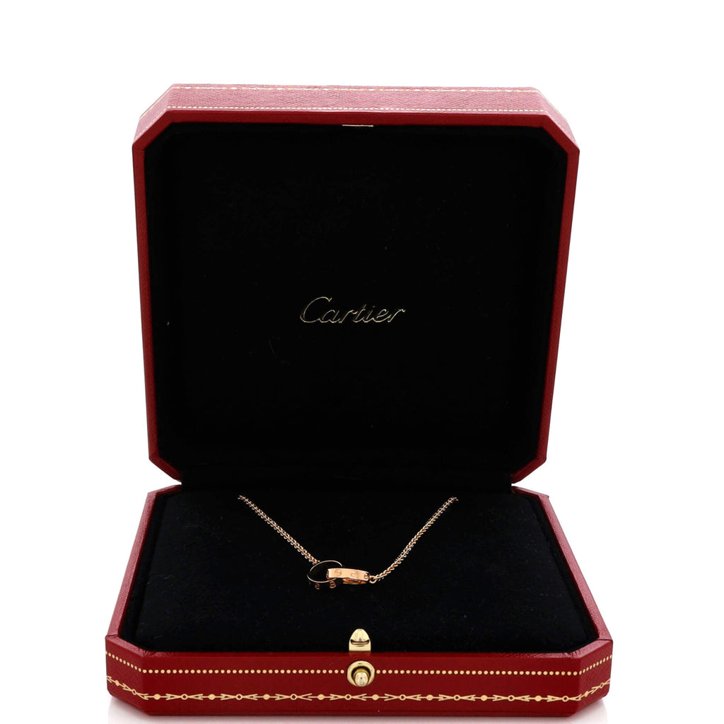 Love Interlocking Necklace 18K Rose Gold