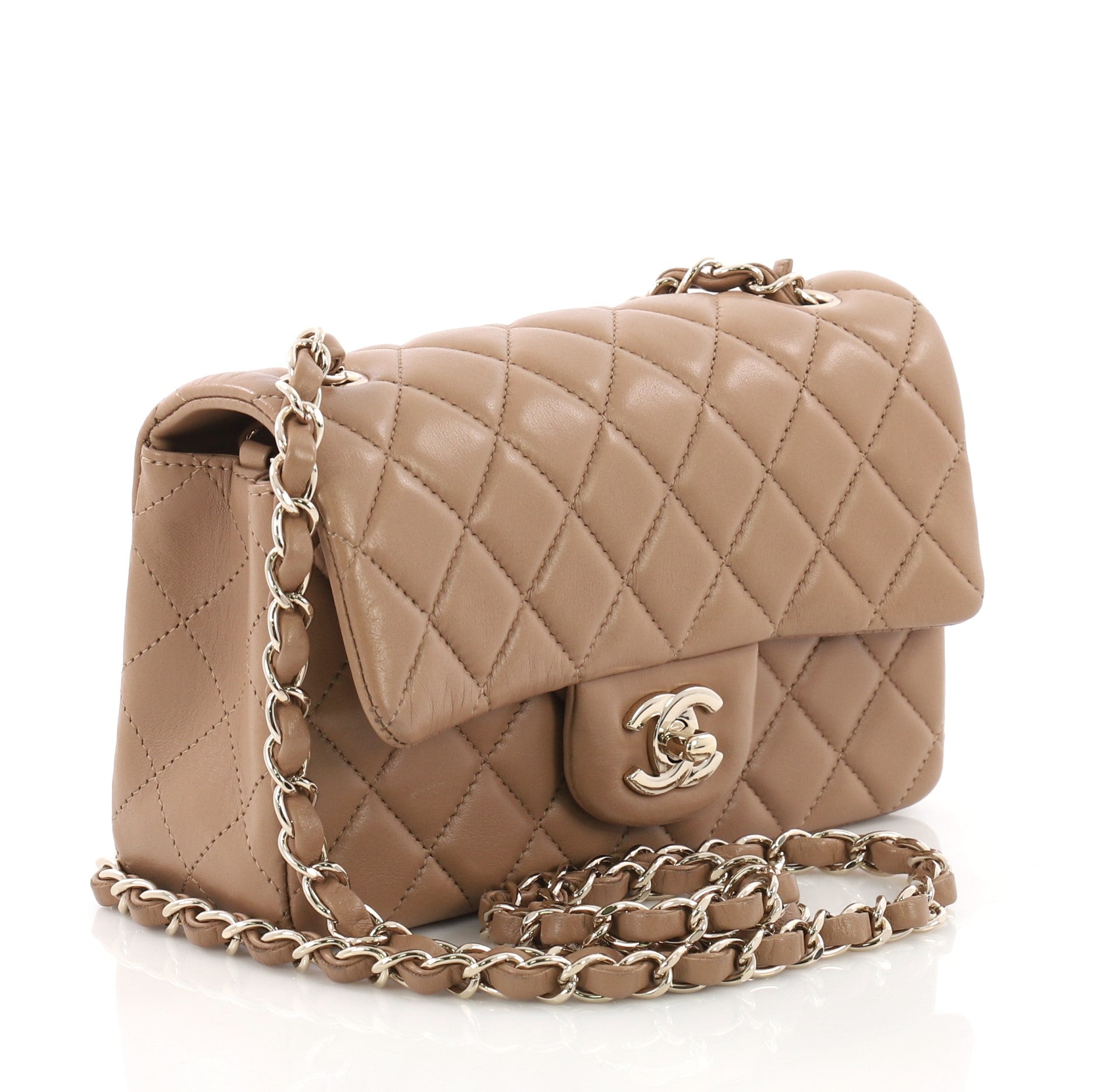Classic Single Flap Bag Quilted Lambskin Mini