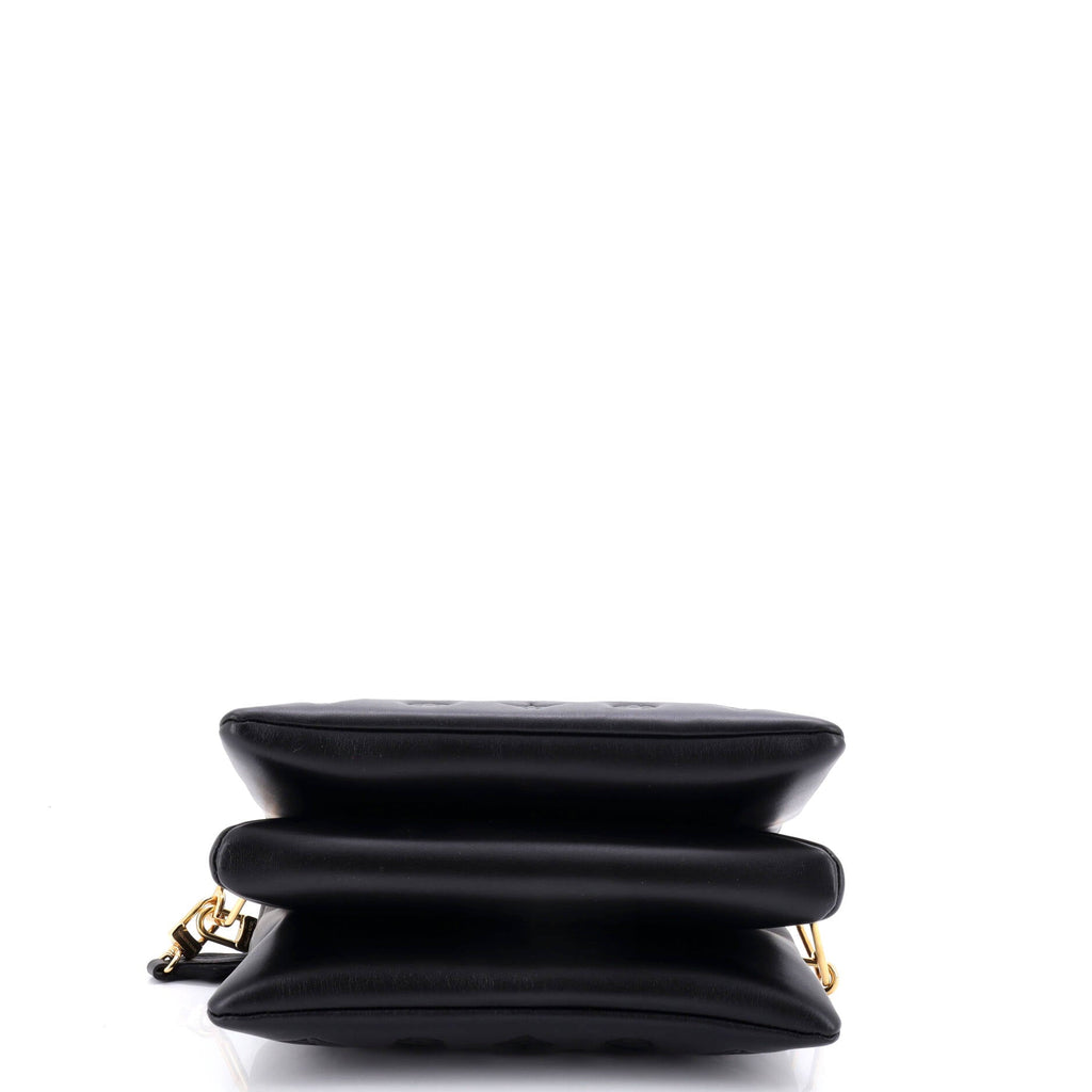 Coussin Bag Monogram Embossed Lambskin PM