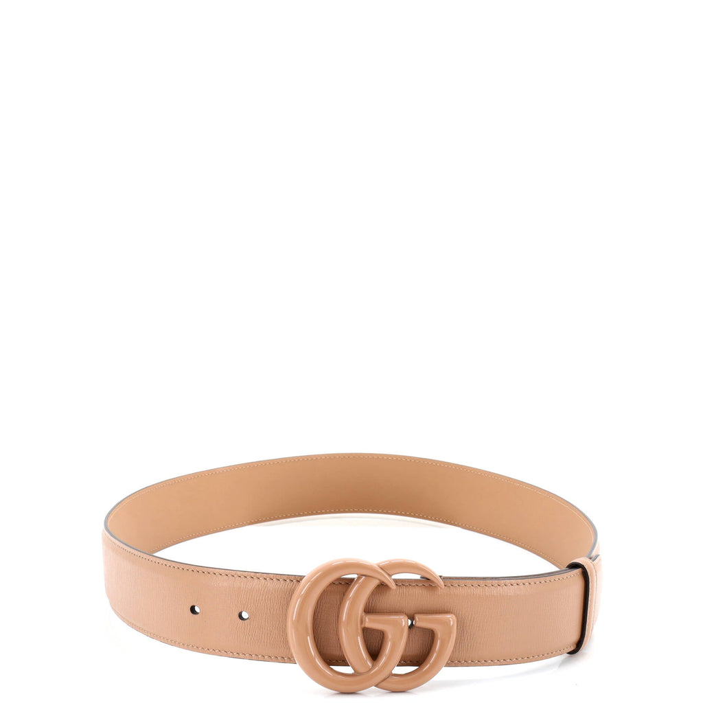 GG Marmont Monochrome Belt Leather with Enamel Wide 95