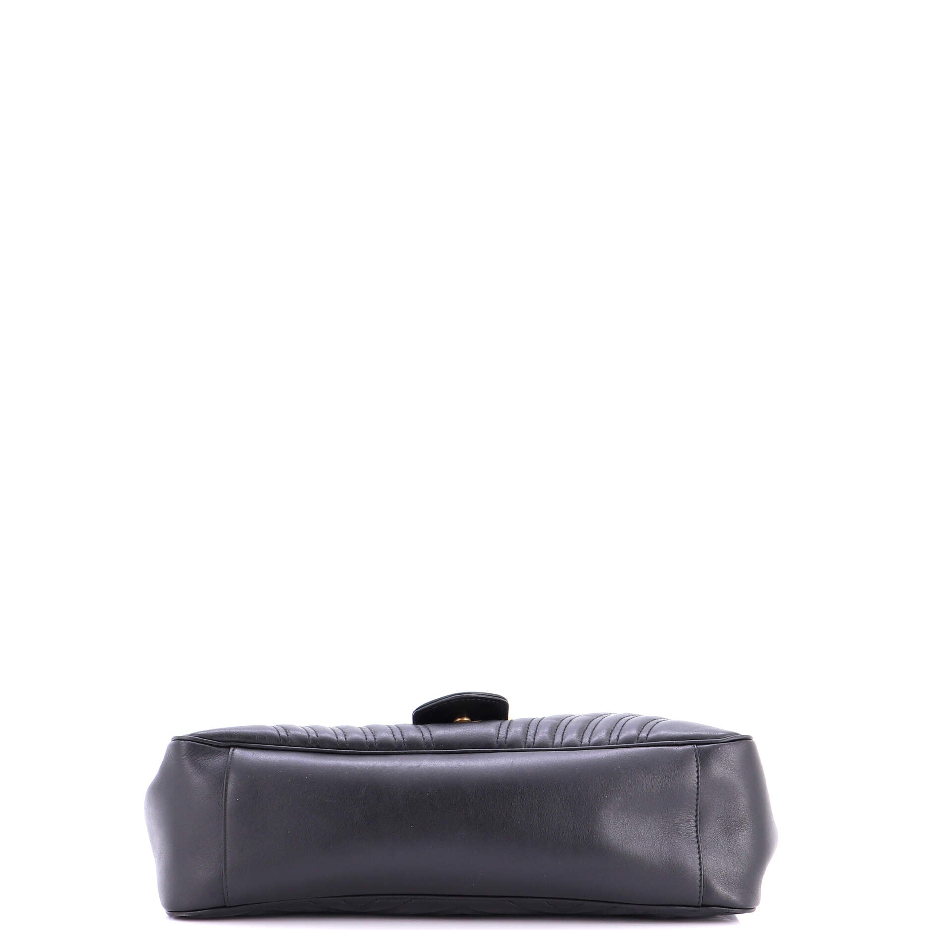 GG Marmont Flap Bag Matelasse Leather Large