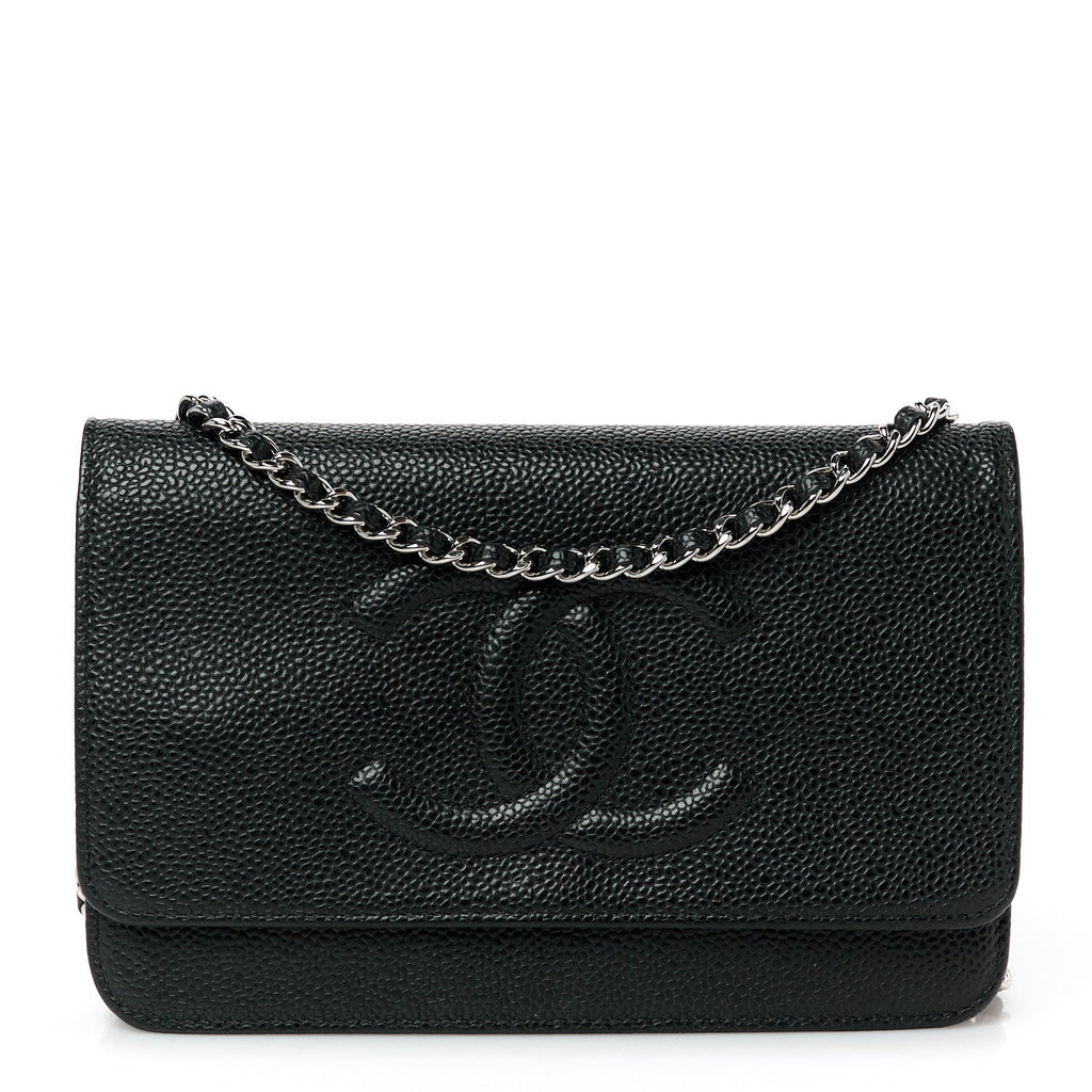 Caviar Timeless CC Wallet on Chain WOC Black