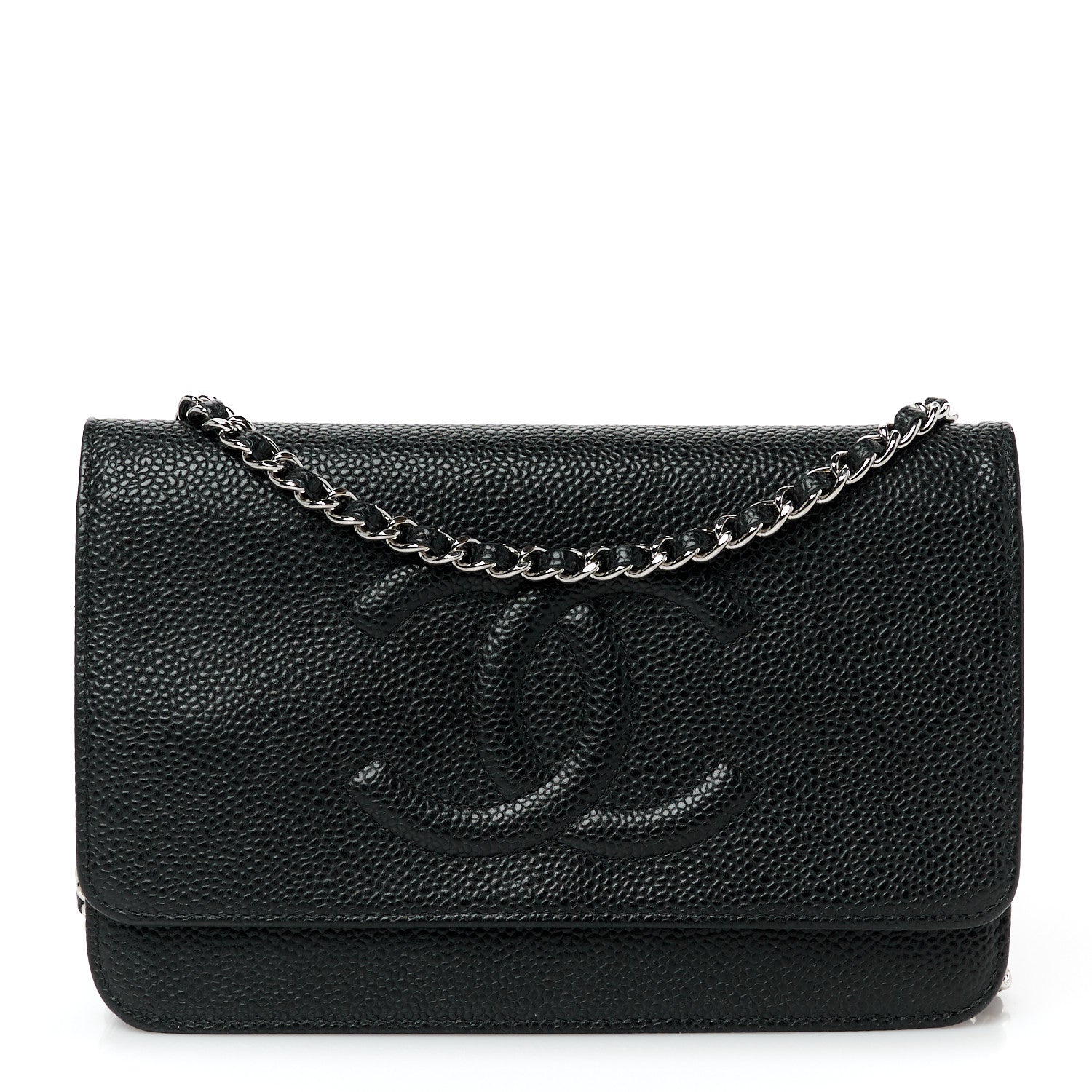 Caviar Timeless CC Wallet on Chain WOC Black
