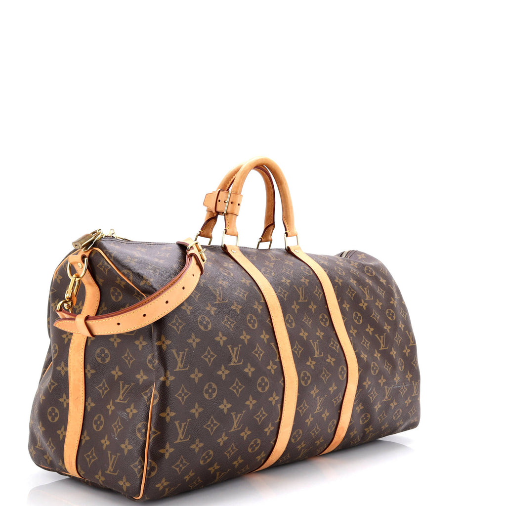 Keepall Bandouliere Bag Monogram Canvas 55