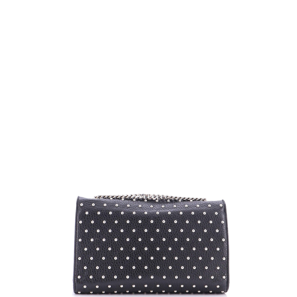 Miss Bamboo Shoulder Bag Studded Leather Medium