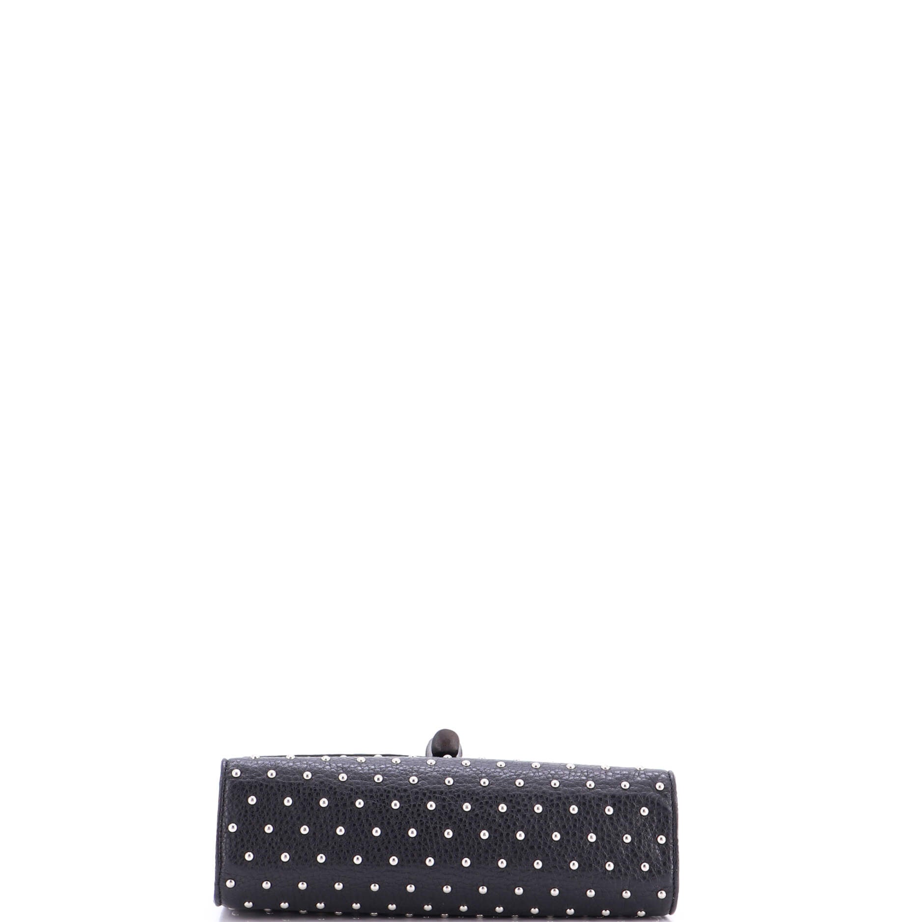 Miss Bamboo Shoulder Bag Studded Leather Medium