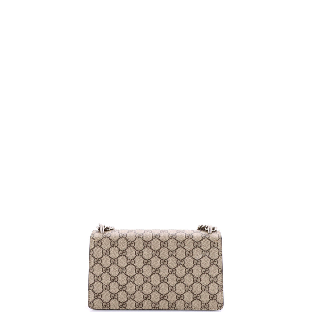 Dionysus Bag GG Coated Canvas with Crystal Embellished Metal Small