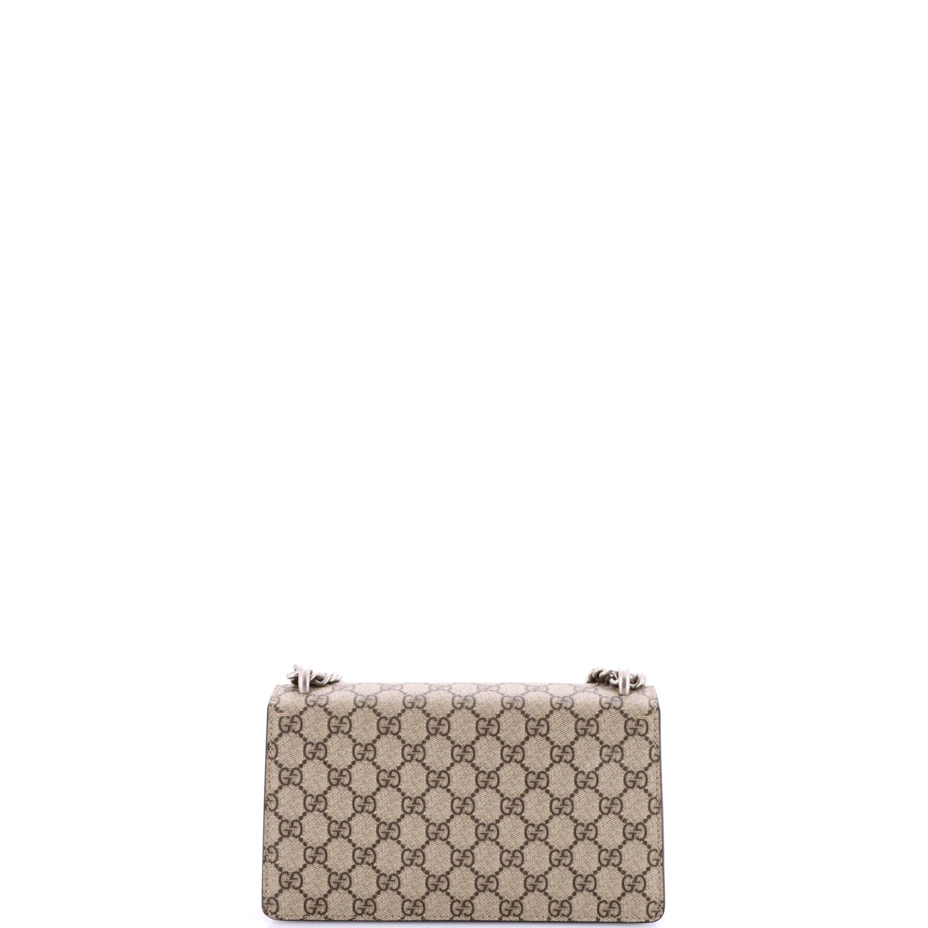 Dionysus Bag GG Coated Canvas with Crystal Embellished Metal Small