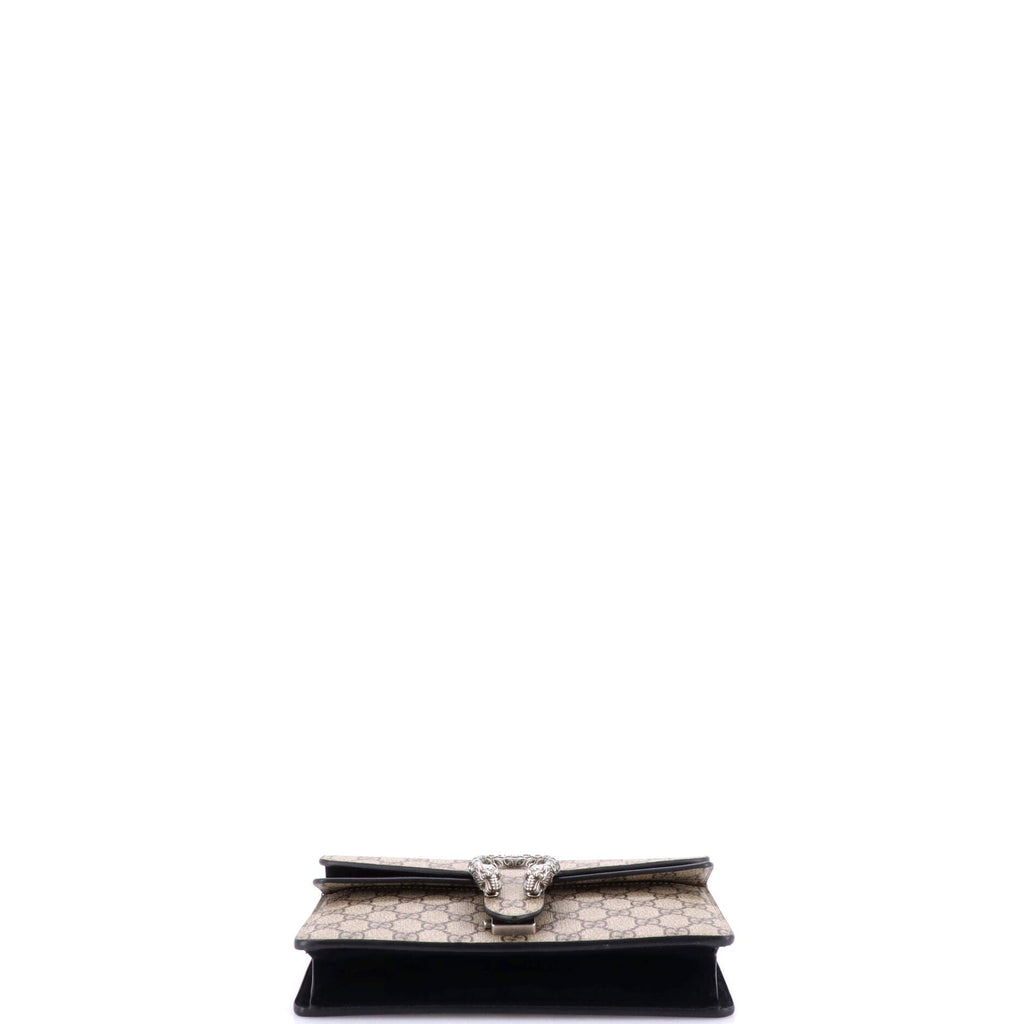 Dionysus Bag GG Coated Canvas with Crystal Embellished Metal Small