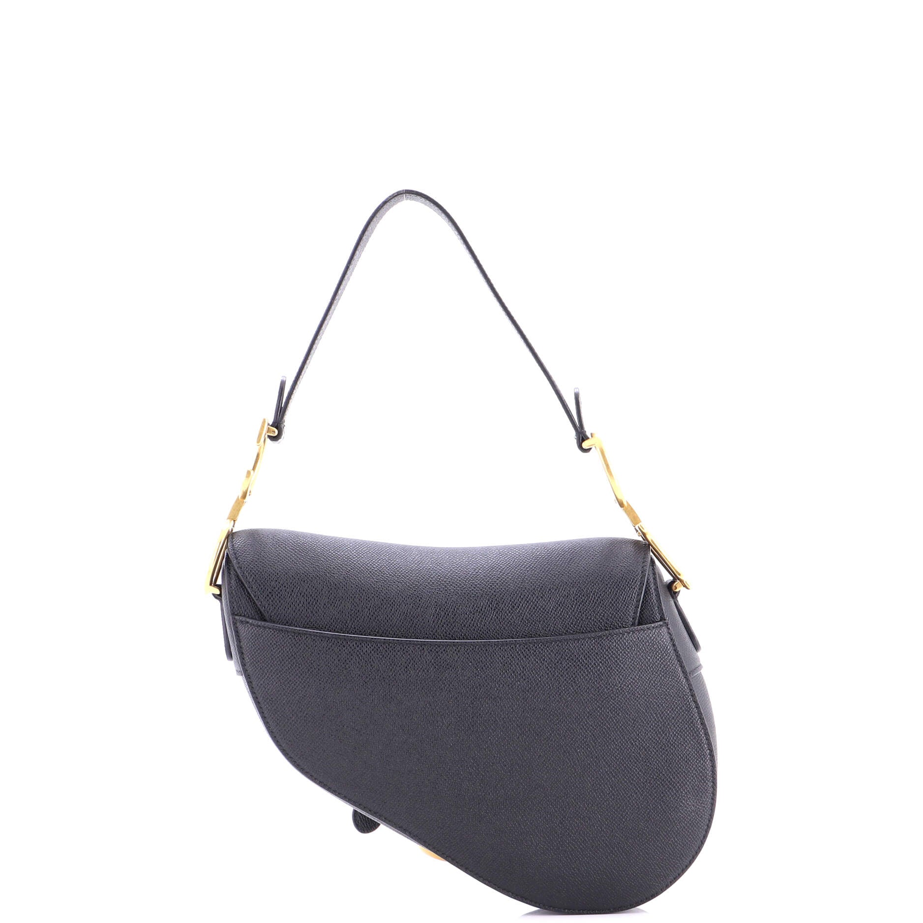 Saddle Handbag with Strap Leather Medium