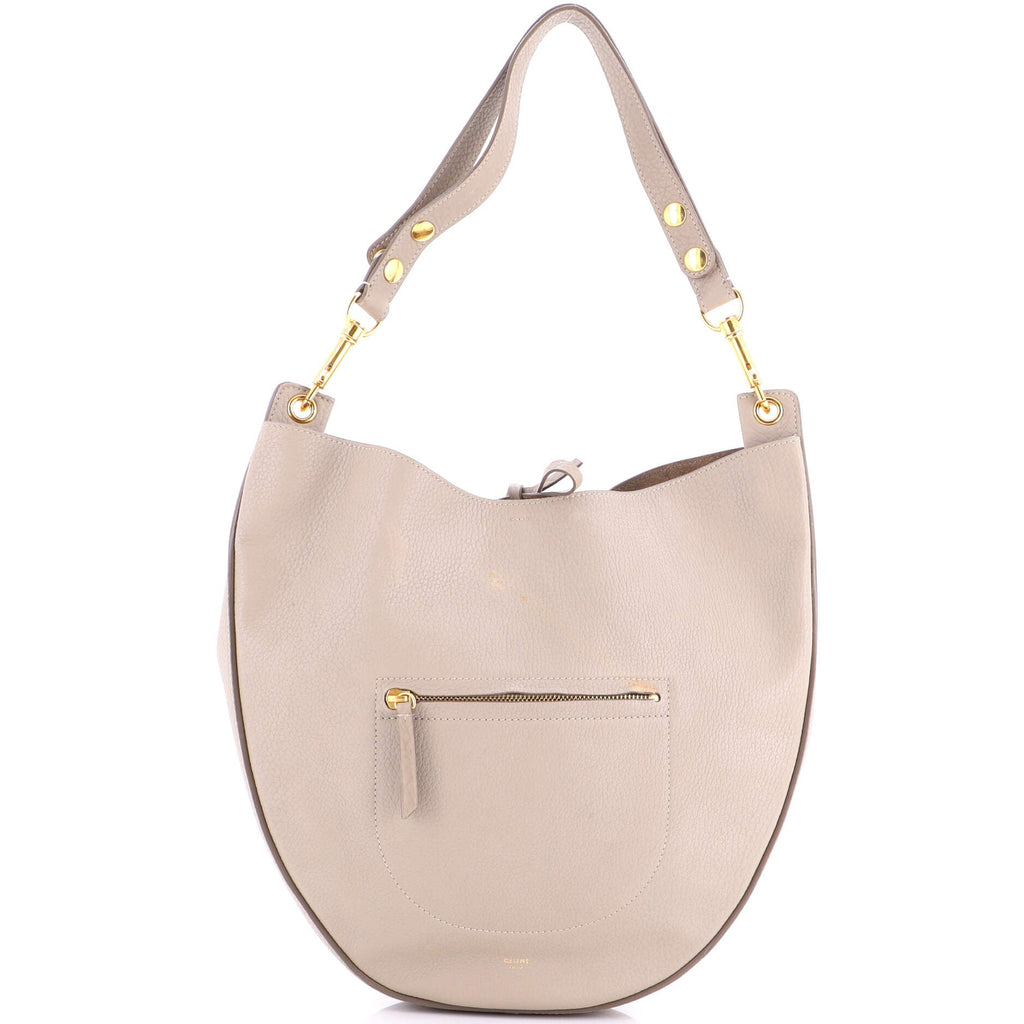 Trotteur Pocket Hobo Grainy Leather Medium