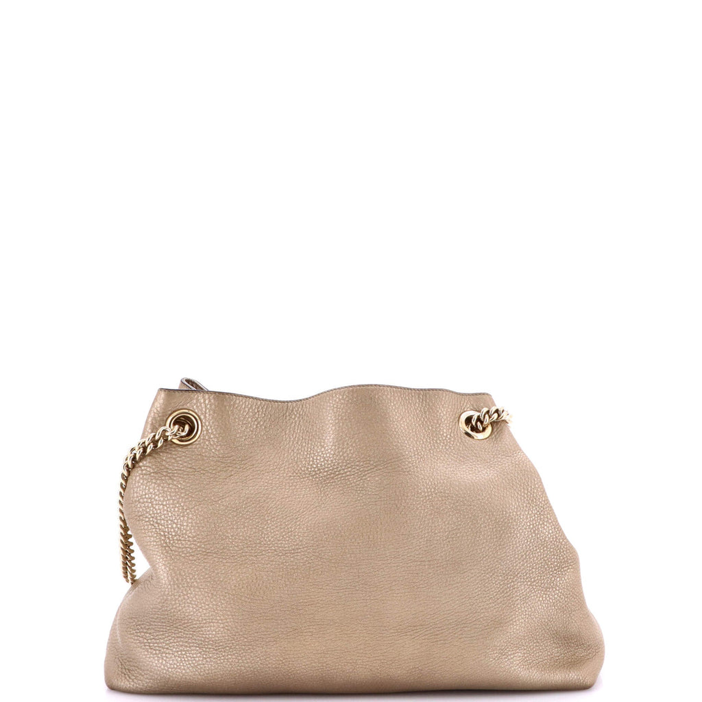 Soho Chain Strap Shoulder Bag Leather Medium