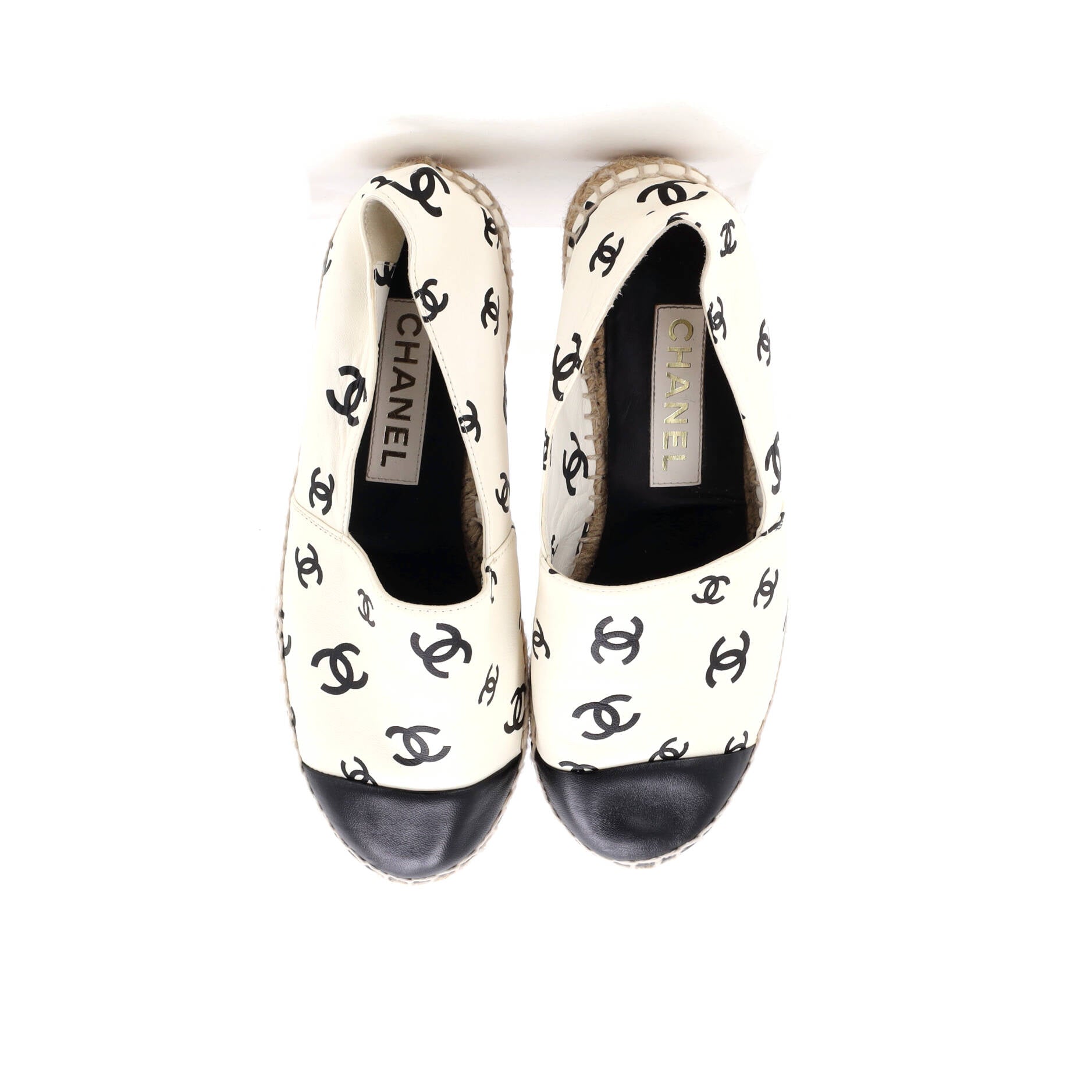 Women's All Over CC Cap Toe Espadrilles Printed Leather