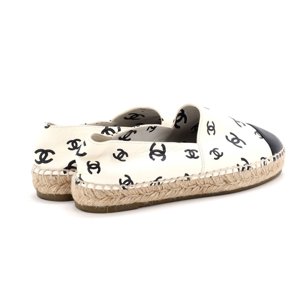 Women's All Over CC Cap Toe Espadrilles Printed Leather