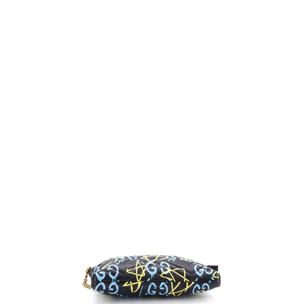 GG Marmont Chain Shoulder Bag GucciGhost Matelasse Leather Mini